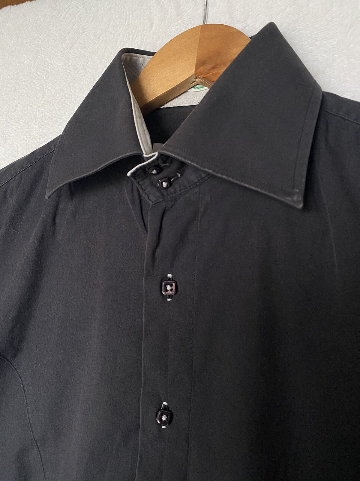 Carven Black Cotton Button Up Long Sleeve Shirt Size US M / EU 48-50 / 2 - 6 Thumbnail