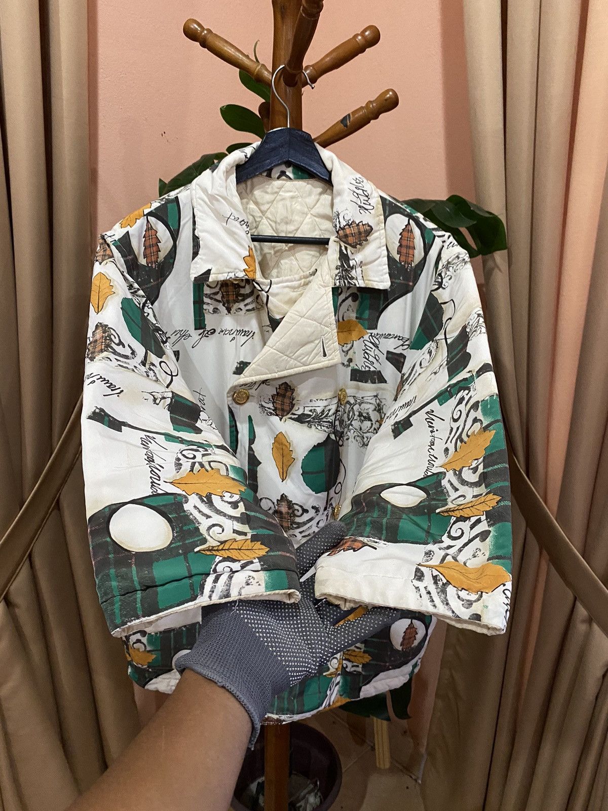 Vintage VINTAGE 90S ALL OVERUSE PRINT AMUSEMENT JACKET Size US M / EU 48-50 / 2 - 9 Thumbnail