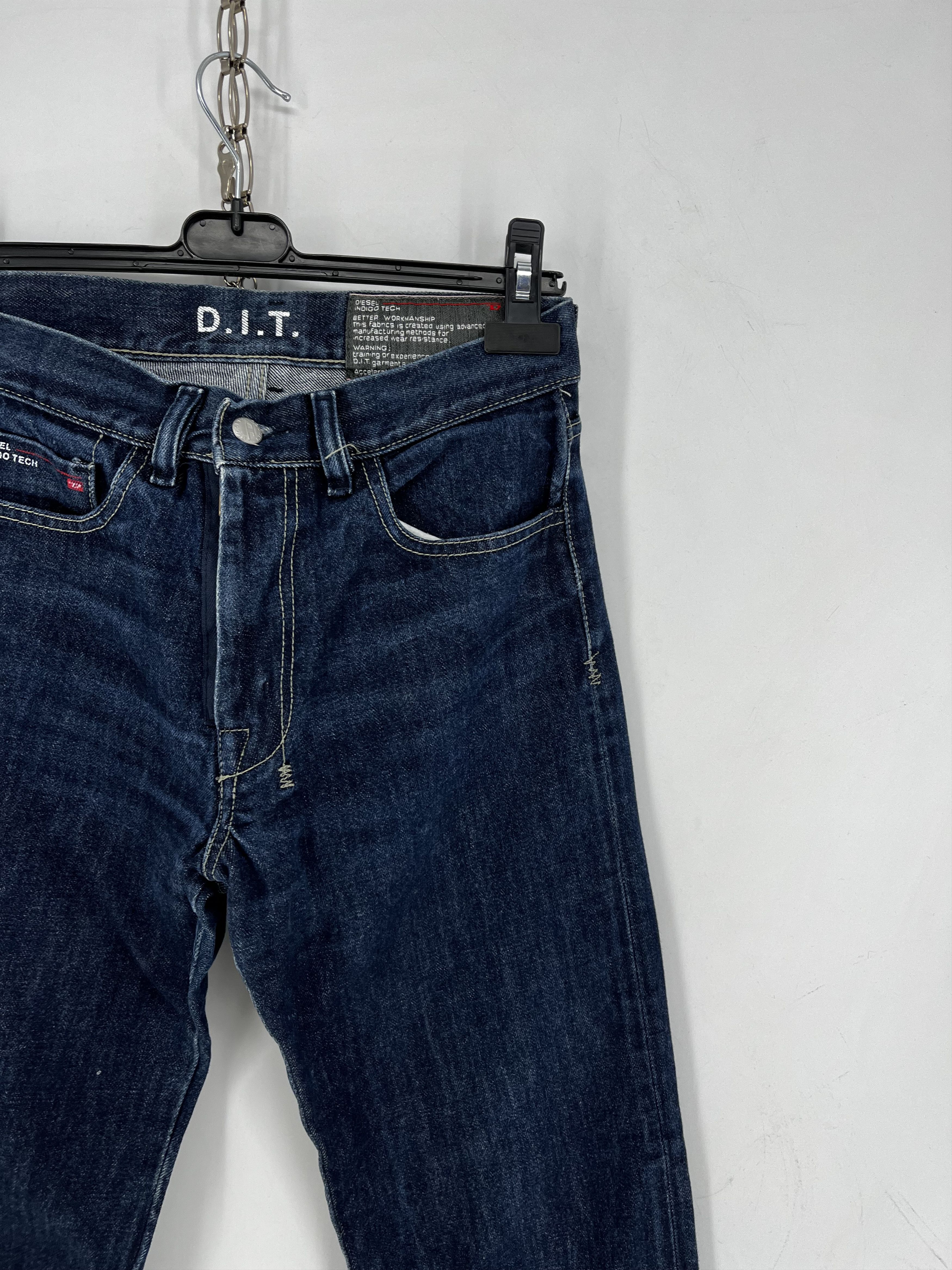 Diesel Diesel Indigo Tech D.I.T. Vintage Mens Jeans Denim Pants Size US 28 / EU 44 - 3 Thumbnail