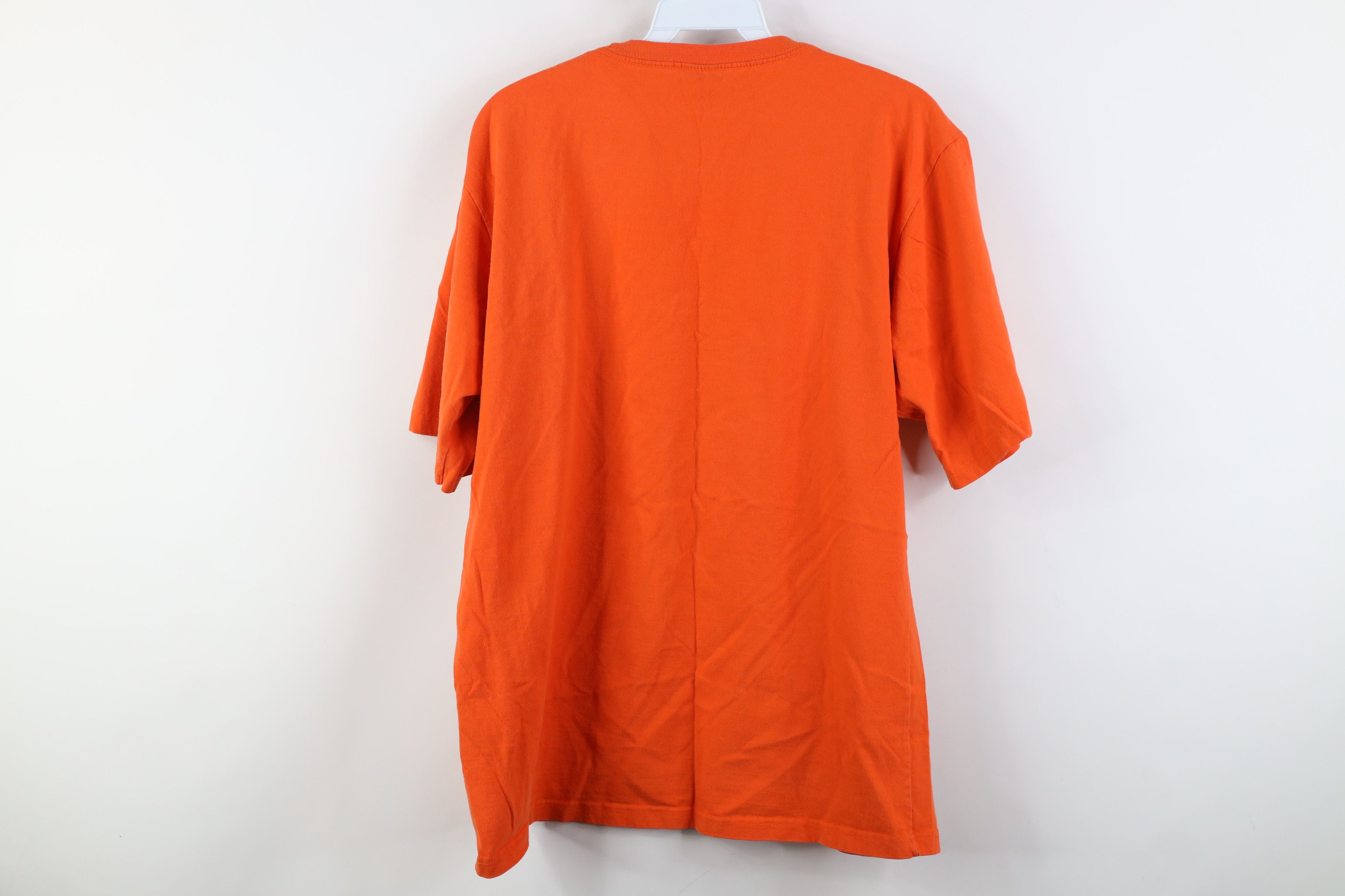 Ralph Lauren Vintage 90s Ralph Lauren Spell P Logo T-Shirt Orange Cotton Size US S / EU 44-46 / 1 - 12 Thumbnail