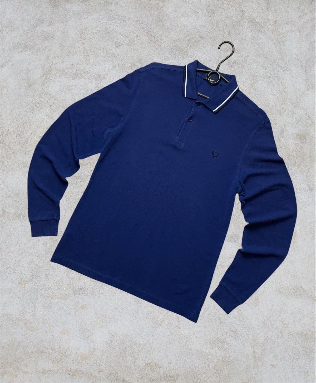 Fred Perry Fred Perry long sleeve polo shirt blue Size M Size US M / EU 48-50 / 2 - 1 Thumbnail