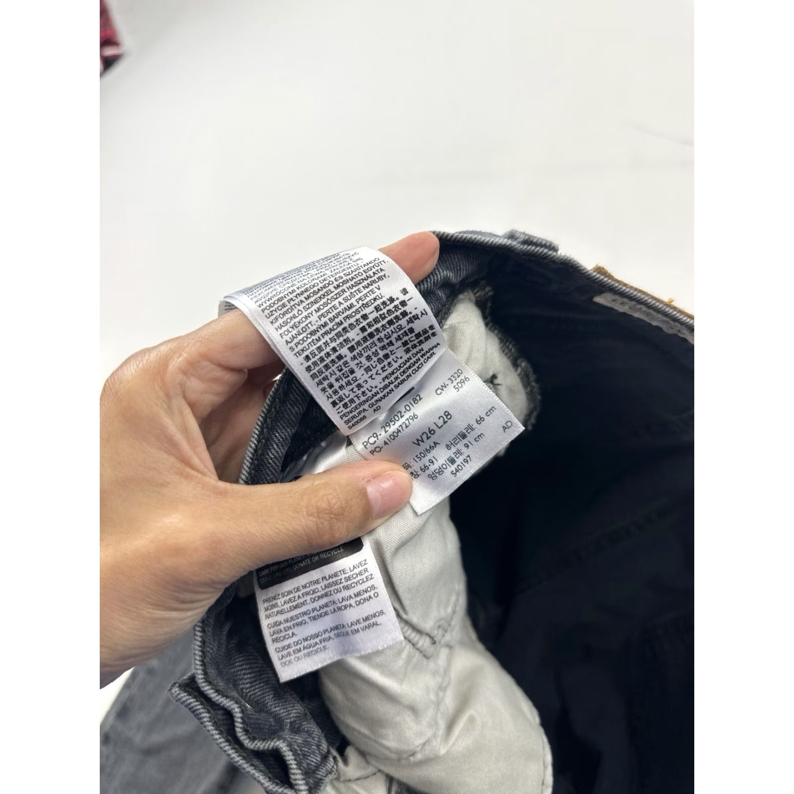 Levi's Levi’s Premium 501 Jeans Women’s 26x28 Ash Black Distressed Tapered Jeans Women's 26 Ash Black Distressed 501 Jeans Womens Size 26" / US 2 / IT 38 - 6 Thumbnail