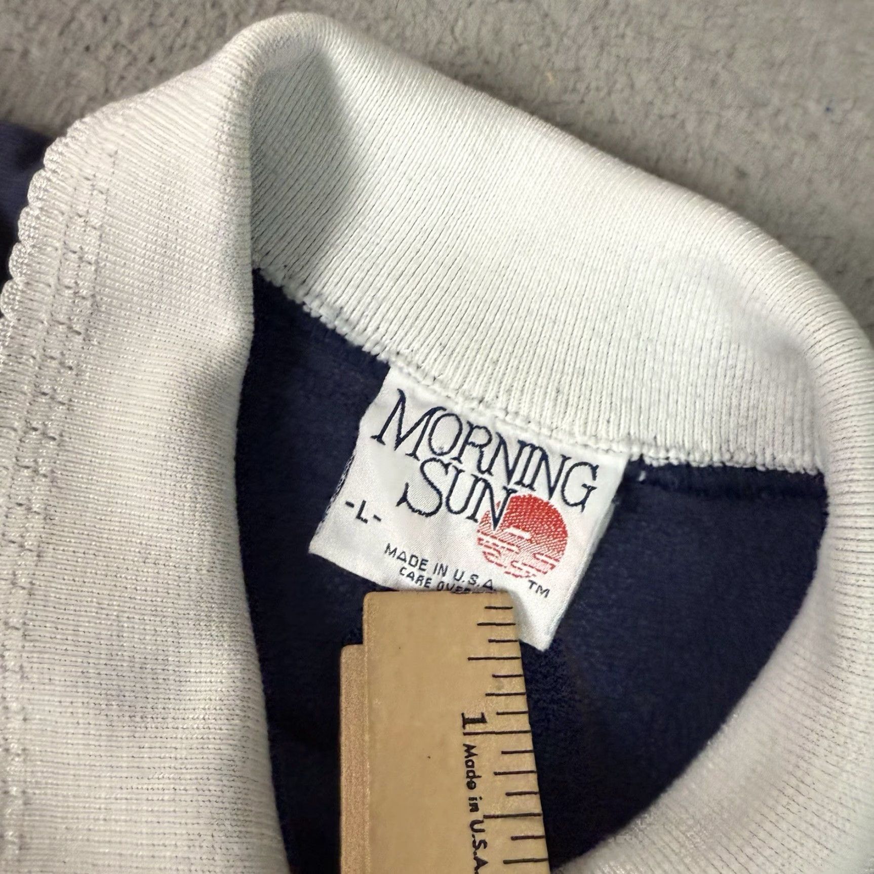 Vintage VINTAGE Morning Sun Floral Sweatshirt Adult L Blue 80s 90s Garden Hippie Retro Graphic Print Embroidered Crew Neck Pullover USA USA Proud Size L / US 10 / IT 46 - 6 Thumbnail