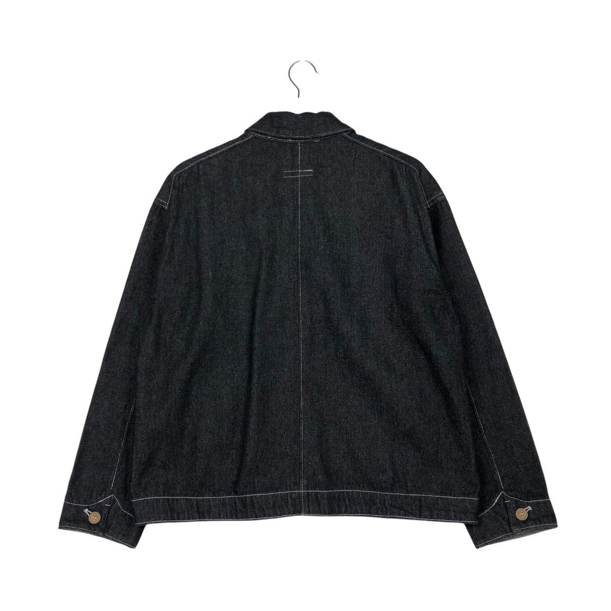 Japanese Brand 📌Vintage Denim Jacket Pou Dou Dou Trucker Issey Miyake Size US M / EU 48-50 / 2 - 9 Thumbnail