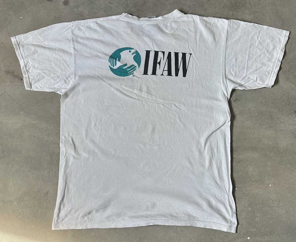 Vintage VINTAGE IFAW DOG GRAPHIC TEE Size US XL / EU 56 / 4 - 6 Thumbnail