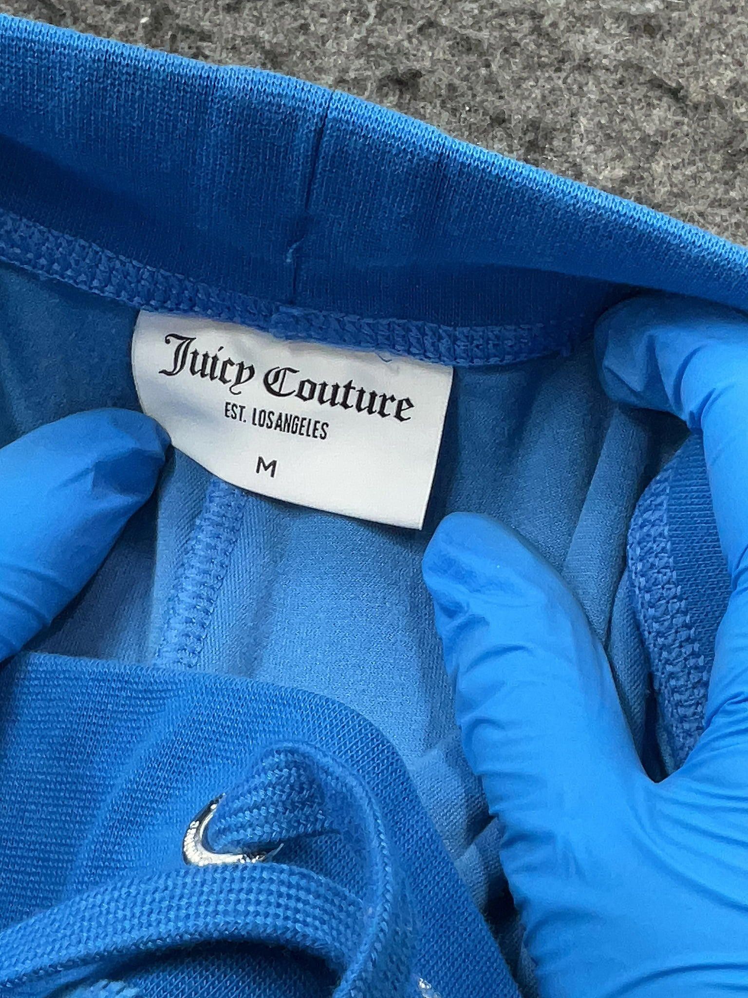 Juicy Couture Jeans Juicy Couture Y2K Style Blue Velour Pants Size 32" / US 10 / IT 46 - 4 Thumbnail