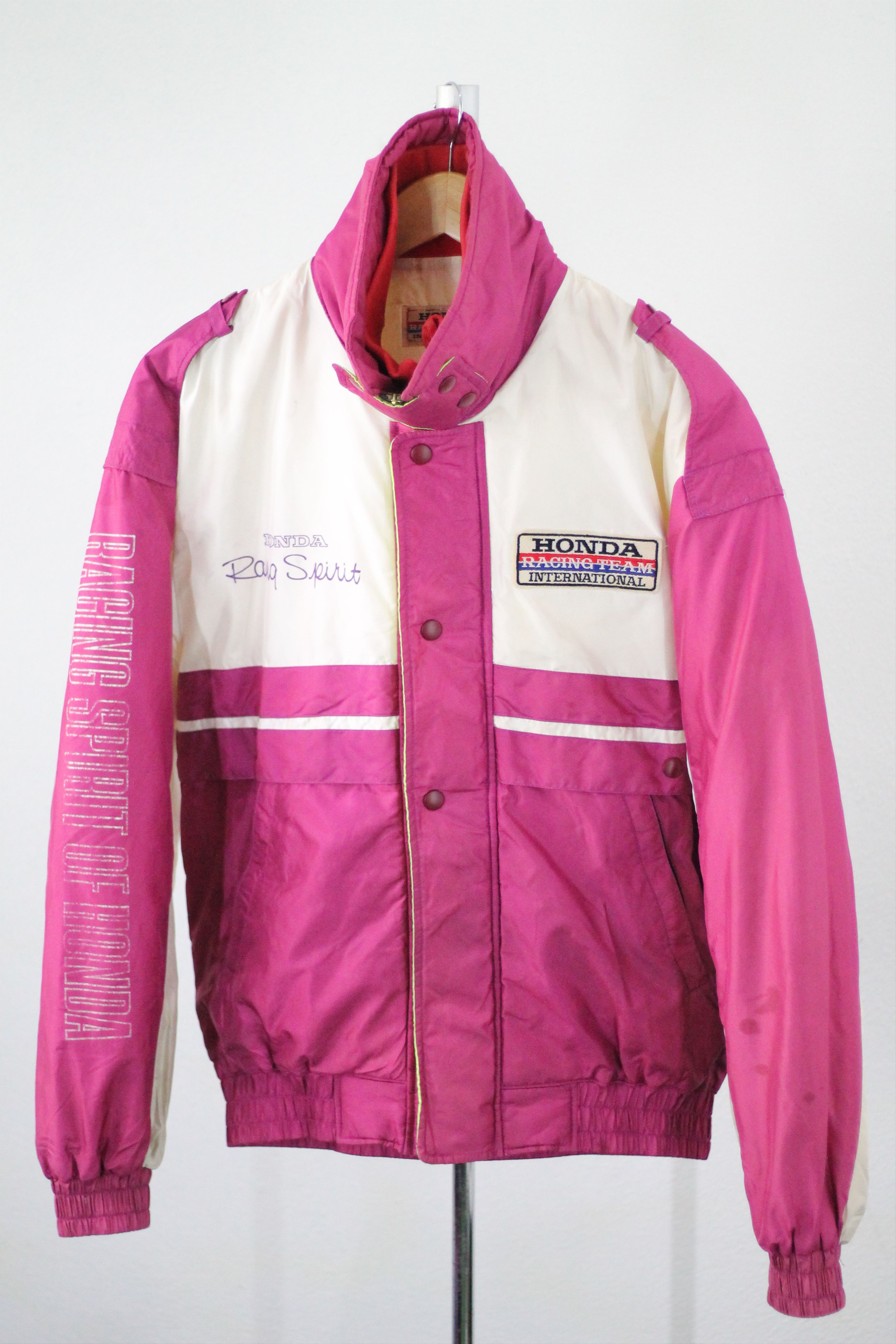 Honda × Vintage RARE! Vintage HONDA INTERNATIONAL RACING TEAM Jacket. Size US L / EU 52-54 / 3 - 2 Thumbnail