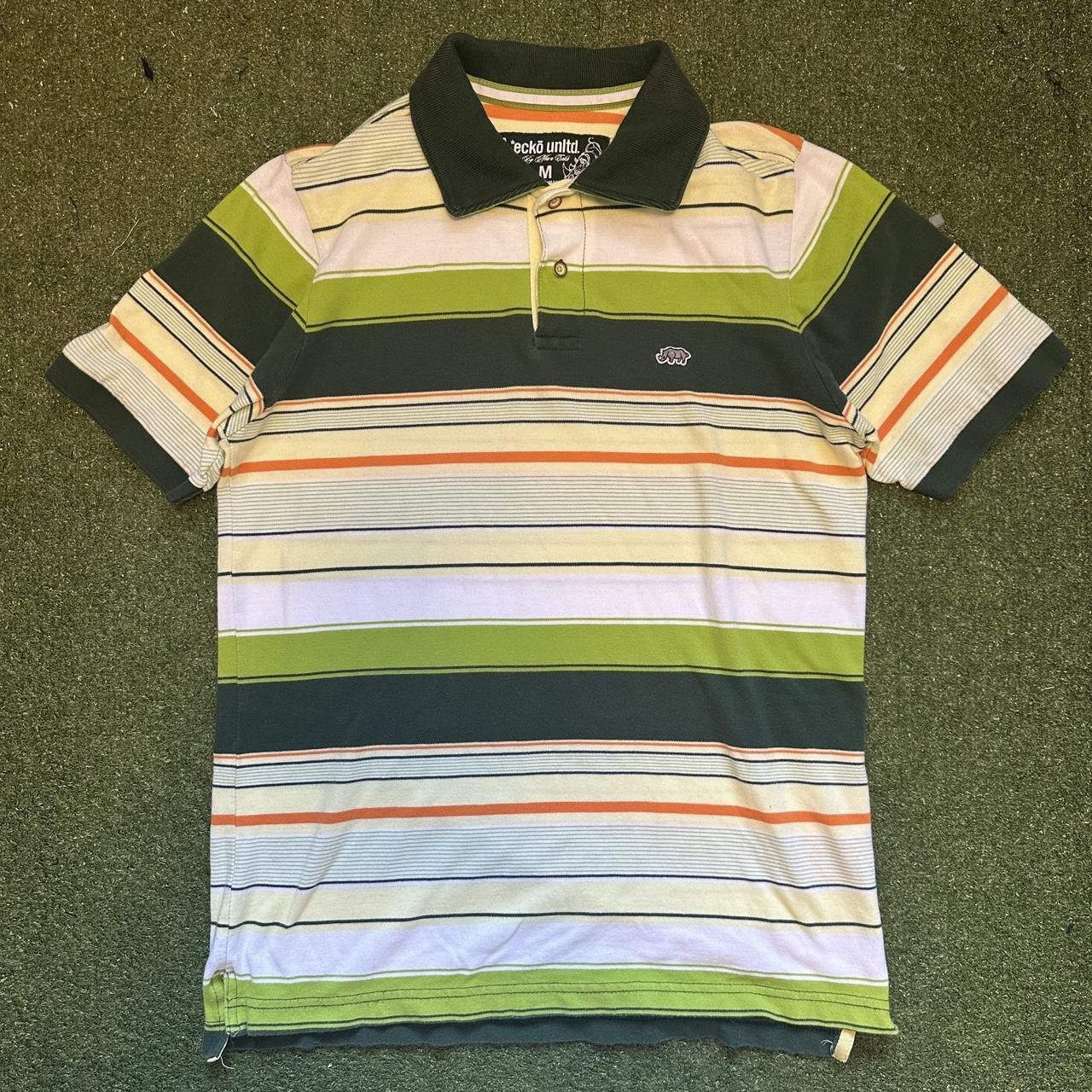 Ecko Unltd. Ecko Unlimited stripped Polo Shirt Size US M / EU 48-50 / 2 - 2 Thumbnail