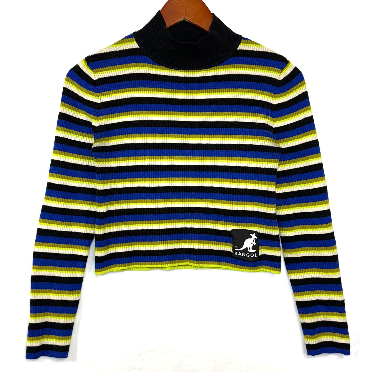 Kangol Kangol x H&M Medium Mockneck Cropped Sweater Retro Colorful Size M / US 6-8 / IT 42-44 - 2 Thumbnail