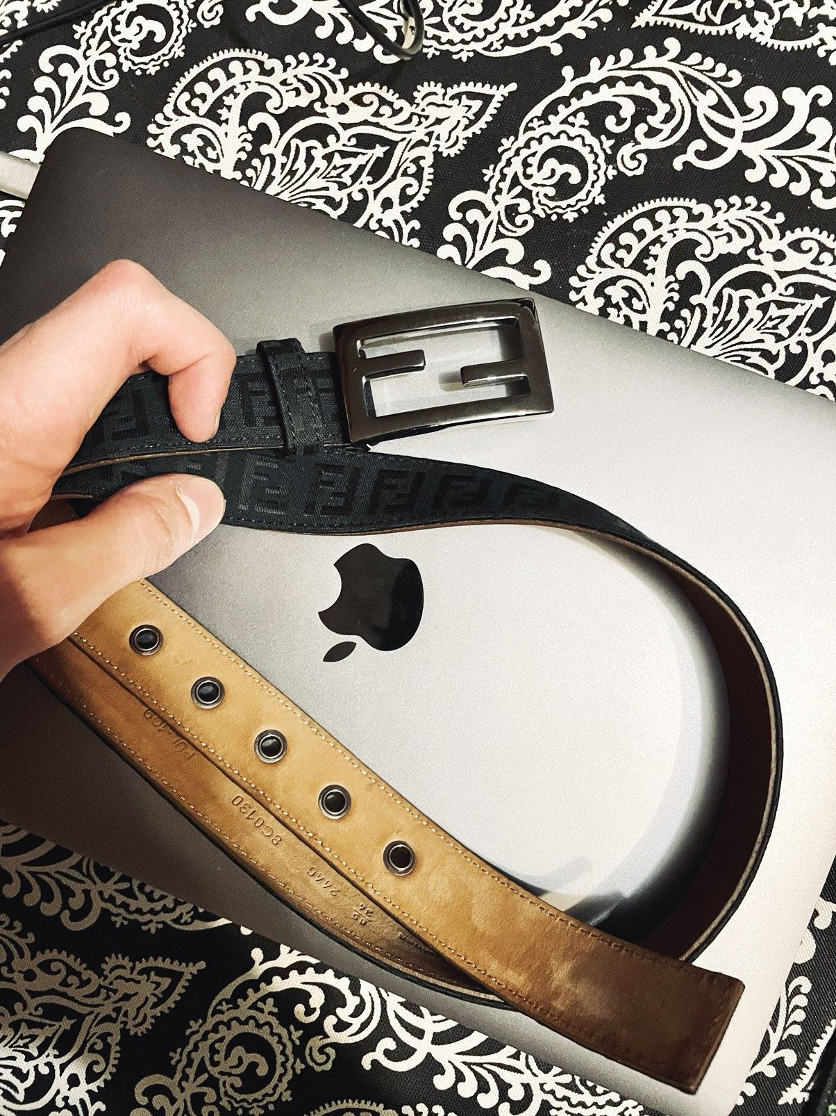 image of Fendi Belt in Black, Women's