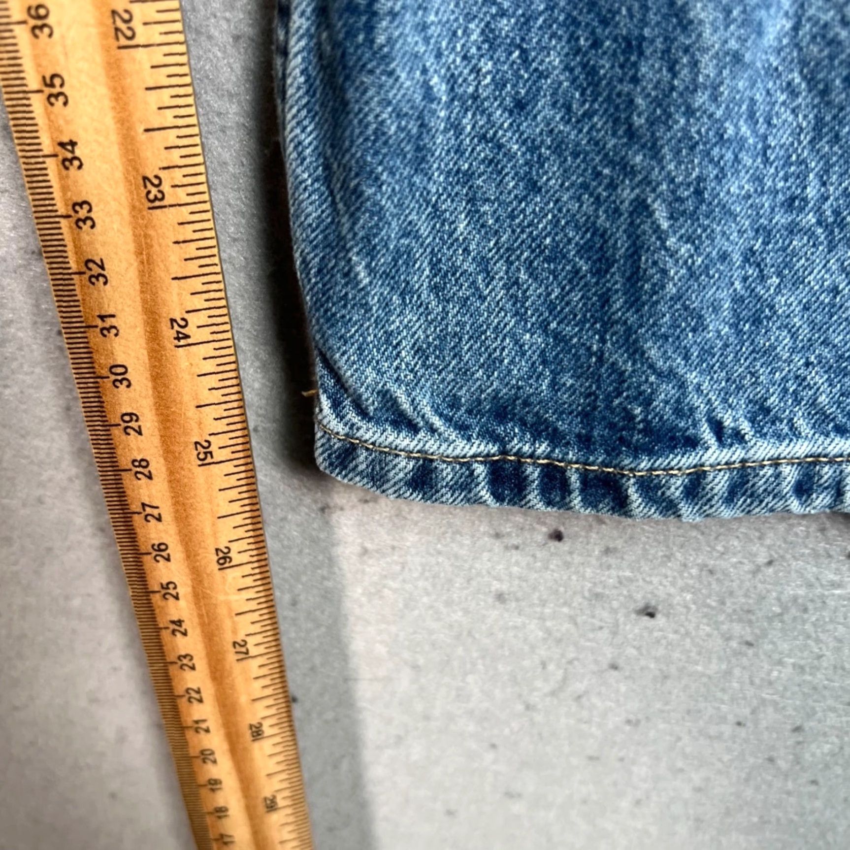 Everlane Everlane Jeans 90s Cropped High-Rise Straight Leg Denim Blue Womens Size 26 Size 26" / US 2 / IT 38 - 7 Thumbnail