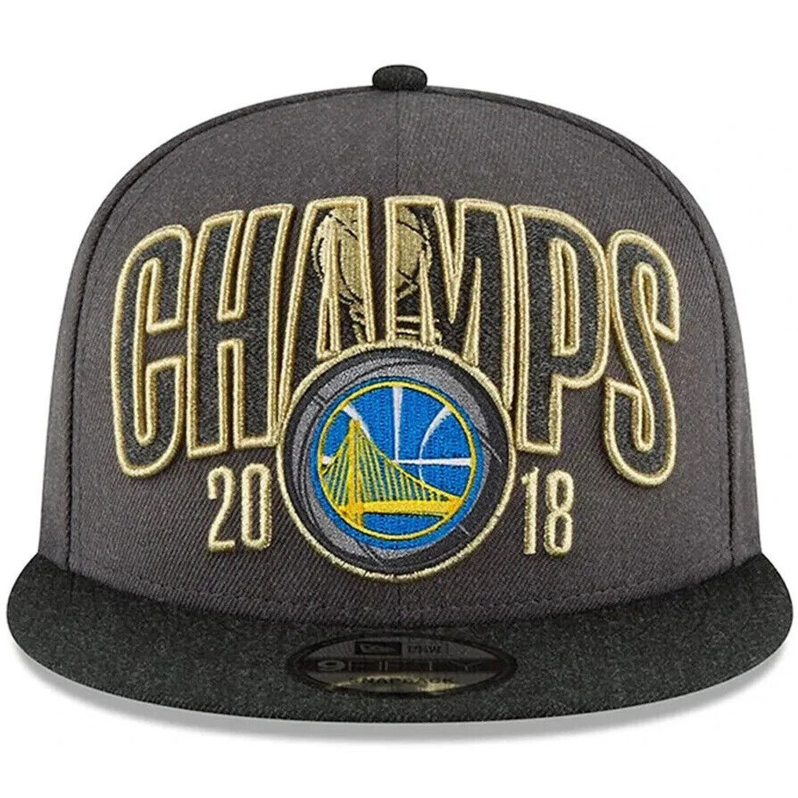 New Era Golden State Warriors Mens New Era 2018 NBA Finals Champ Hat Size ONE SIZE - 2 Thumbnail