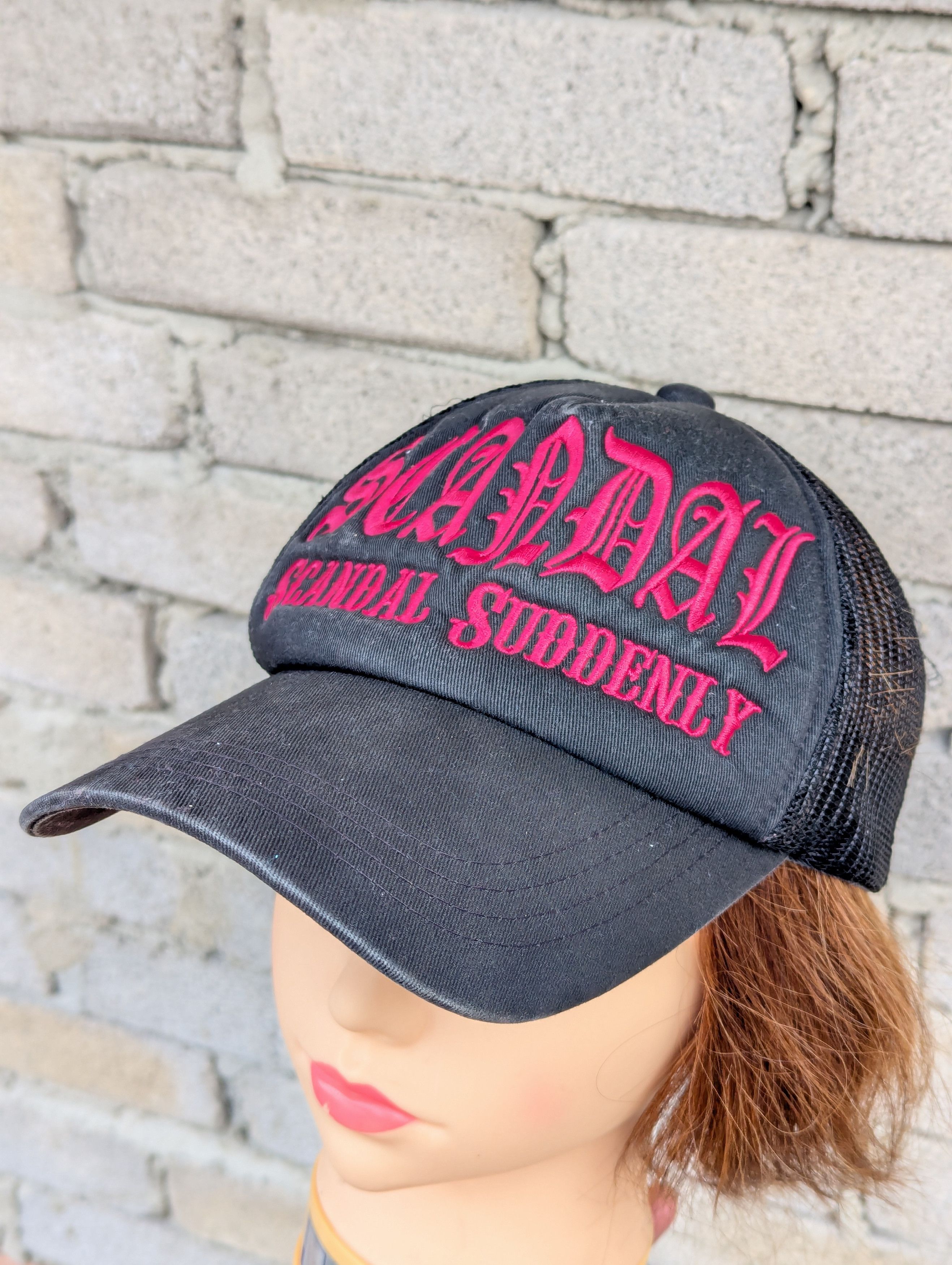 Japanese Brand Scandal Scandal Suddenly Japanese Rock Punk Band Trucker Hat Size ONE SIZE - 3 Thumbnail