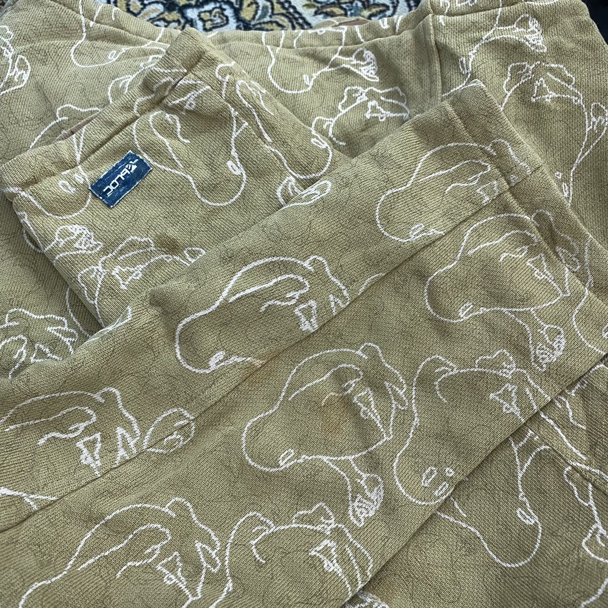 Japanese Brand BLOC Japanese Brand Peguin Drawings Overprint Brown Hooded Size US S / EU 44-46 / 1 - 7 Thumbnail