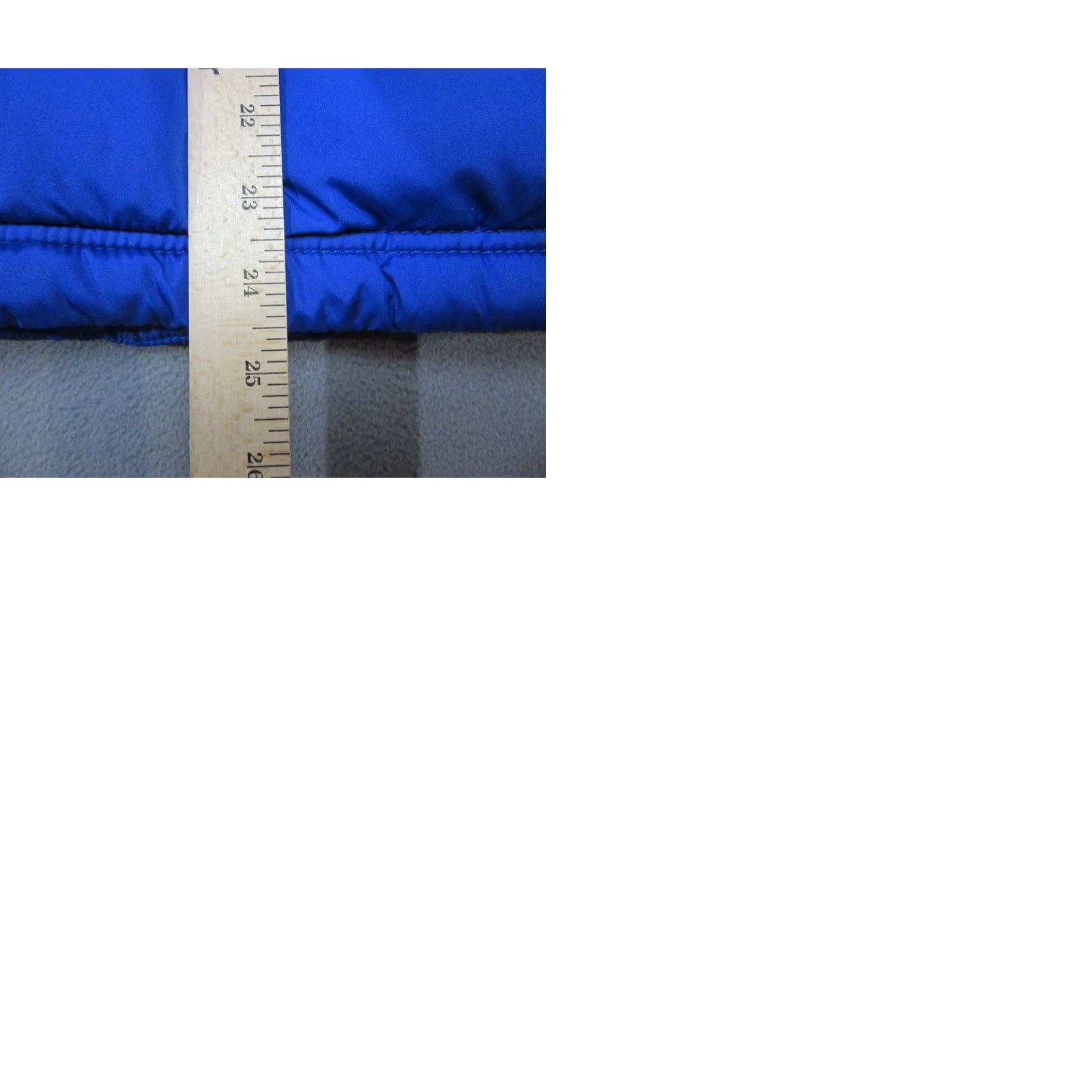 Abercrombie & Fitch Abercrombie & Fitch Vest Mens M Blue Puffer Fleece Lined Mock Neck Zip Size US M / EU 48-50 / 2 - 10 Thumbnail