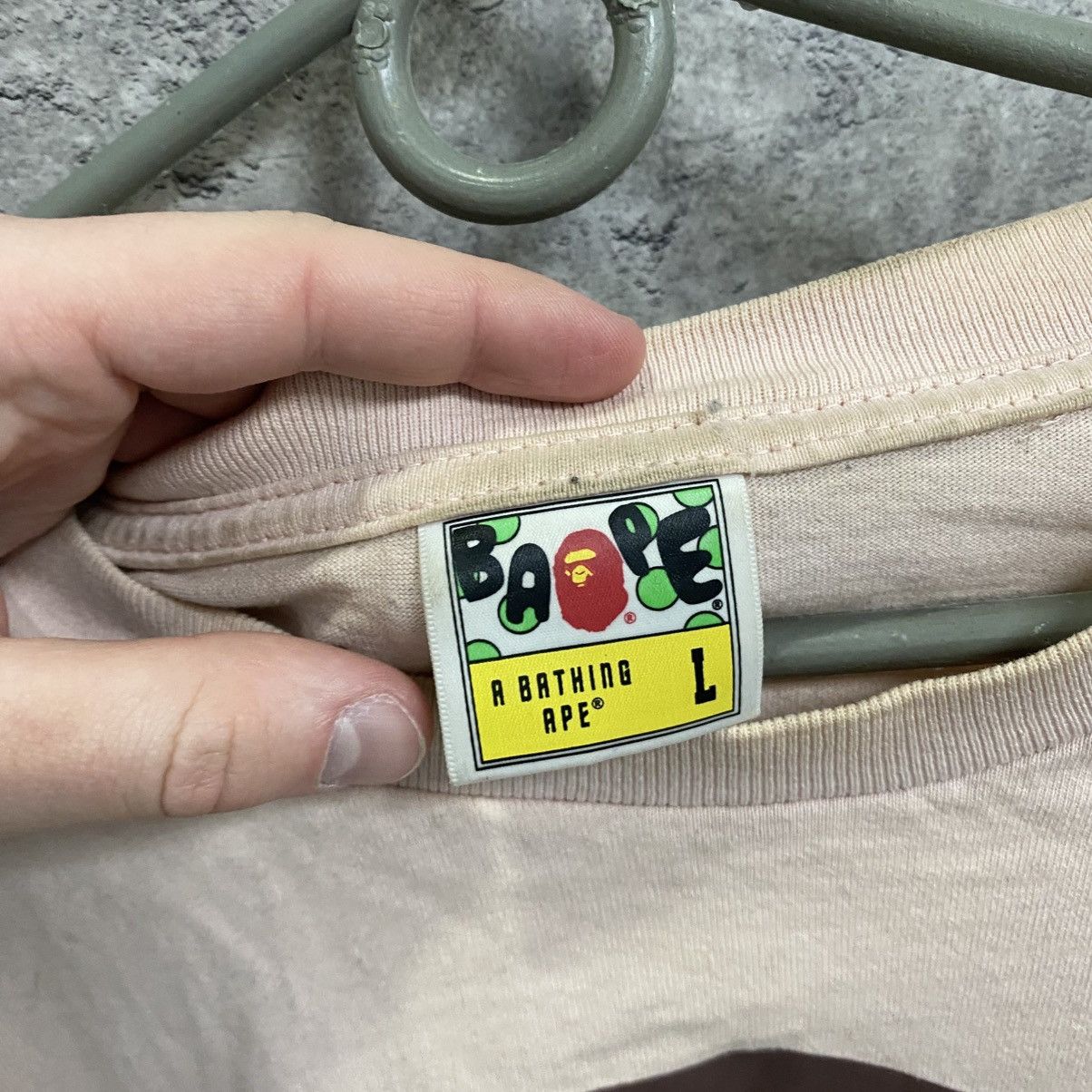 Bape A Bathing Ape Big Head Bape T-Shirt Big Logo Size US L / EU 52-54 / 3 - 10 Thumbnail