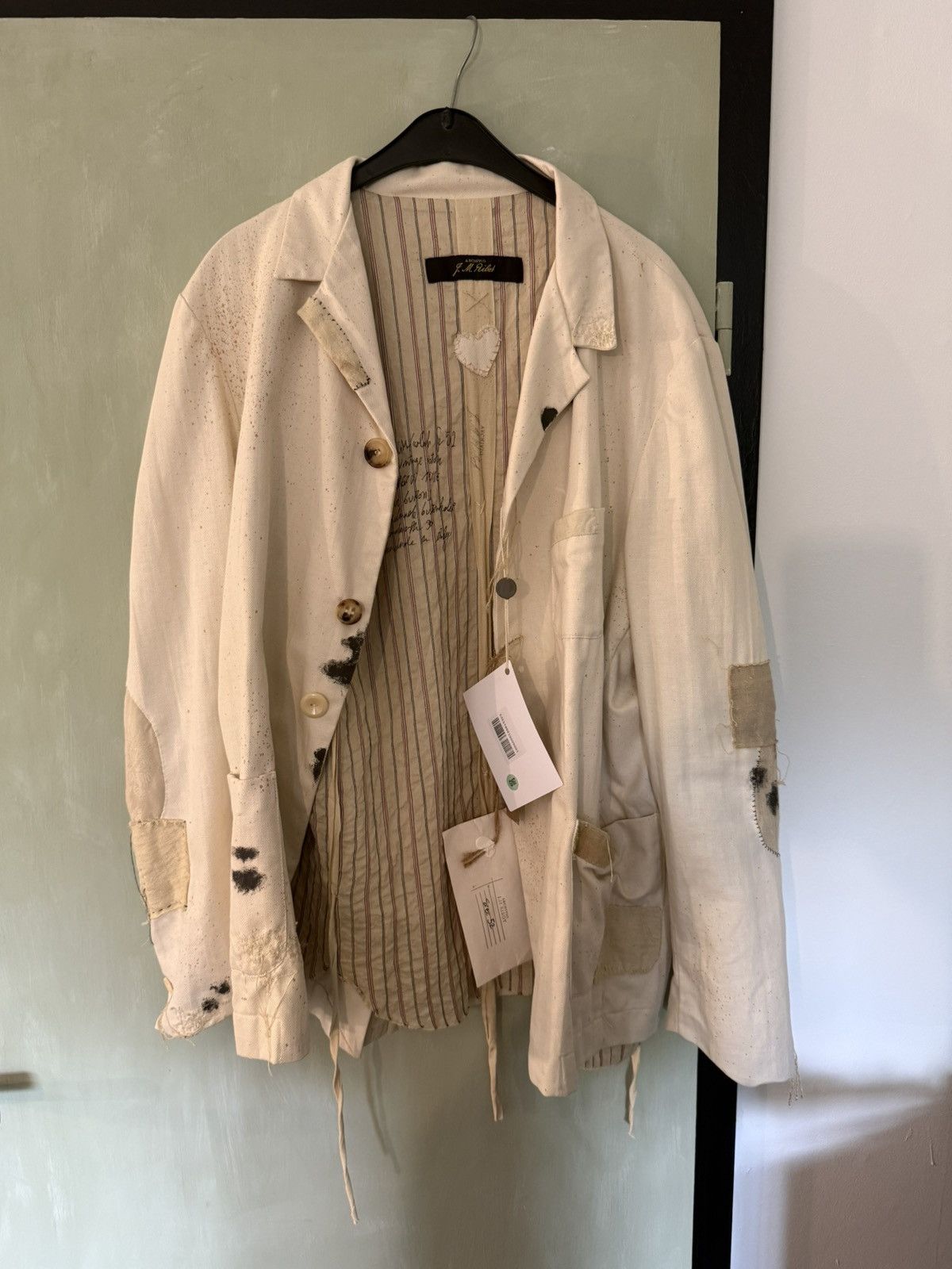 Archivio J.M. Ribot Archivio J.M. Ribot Blazer Size 52R - 2 Thumbnail