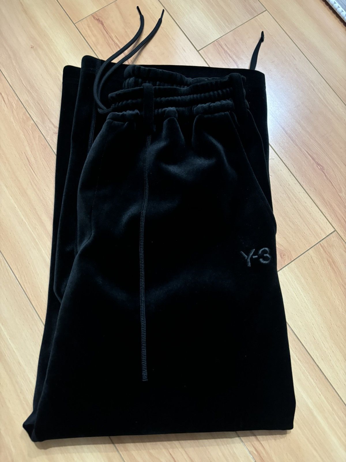 Y-3 Y-3 Velour Sweatpants Size US 33 - 3 Thumbnail