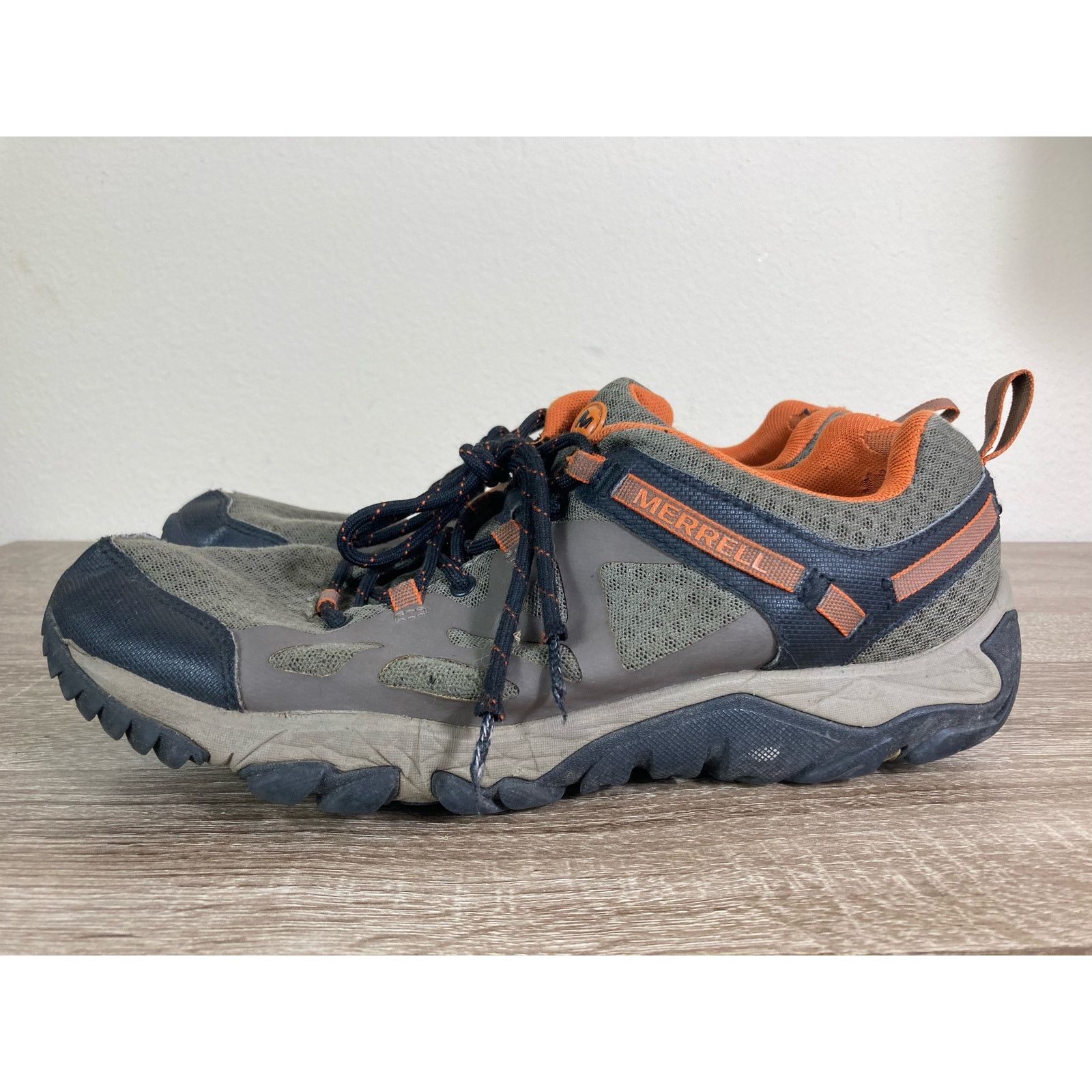 Merrell Merrell Hiking Shoes Boulder Burnt Orange Mens Size 10.5 Size US 10.5 / EU 43-44 - 8 Thumbnail