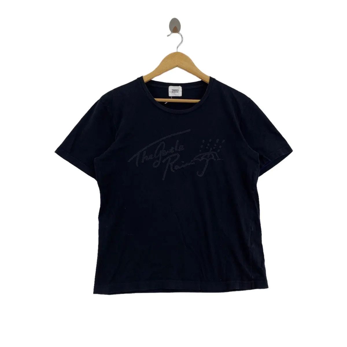 Takeo Kikuchi TAKEO KIKUCHI JAPAN The Gentle Rain Tee Shirt Top Embossed Size M / US 6-8 / IT 42-44 - 1 Thumbnail