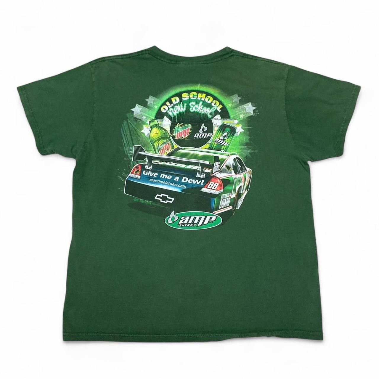 Other Vintage Dale Earnhardt Jr Mountain Dew amp energy green tee Size US L / EU 52-54 / 3 - 4 Thumbnail