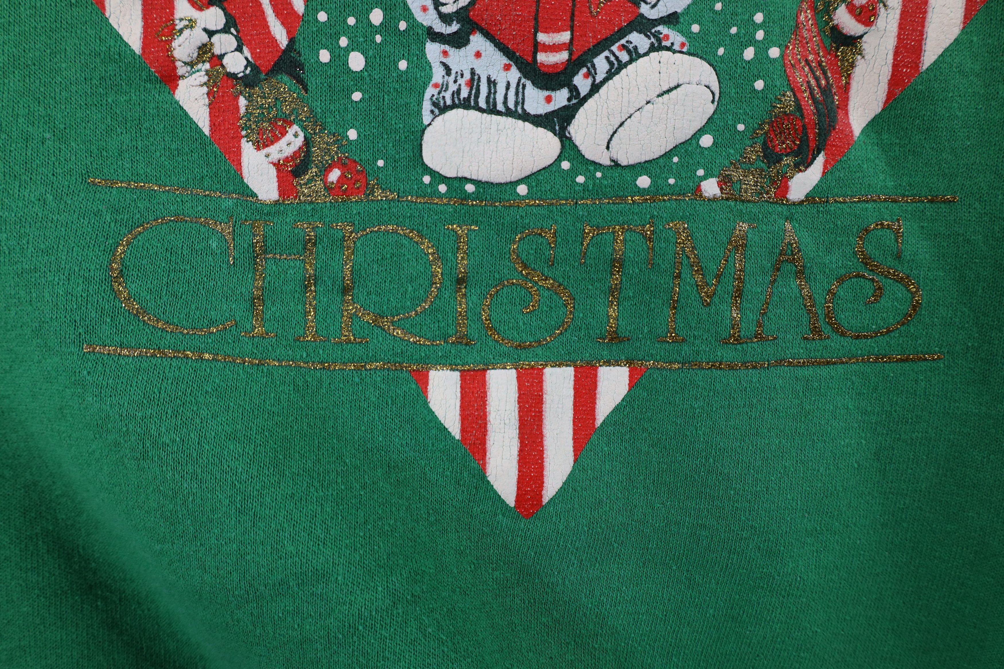 Vintage Vintage 90s Streetwear Christmas Crewneck Sweatshirt USA Size XL / US 12-14 / IT 48-50 - 7 Thumbnail