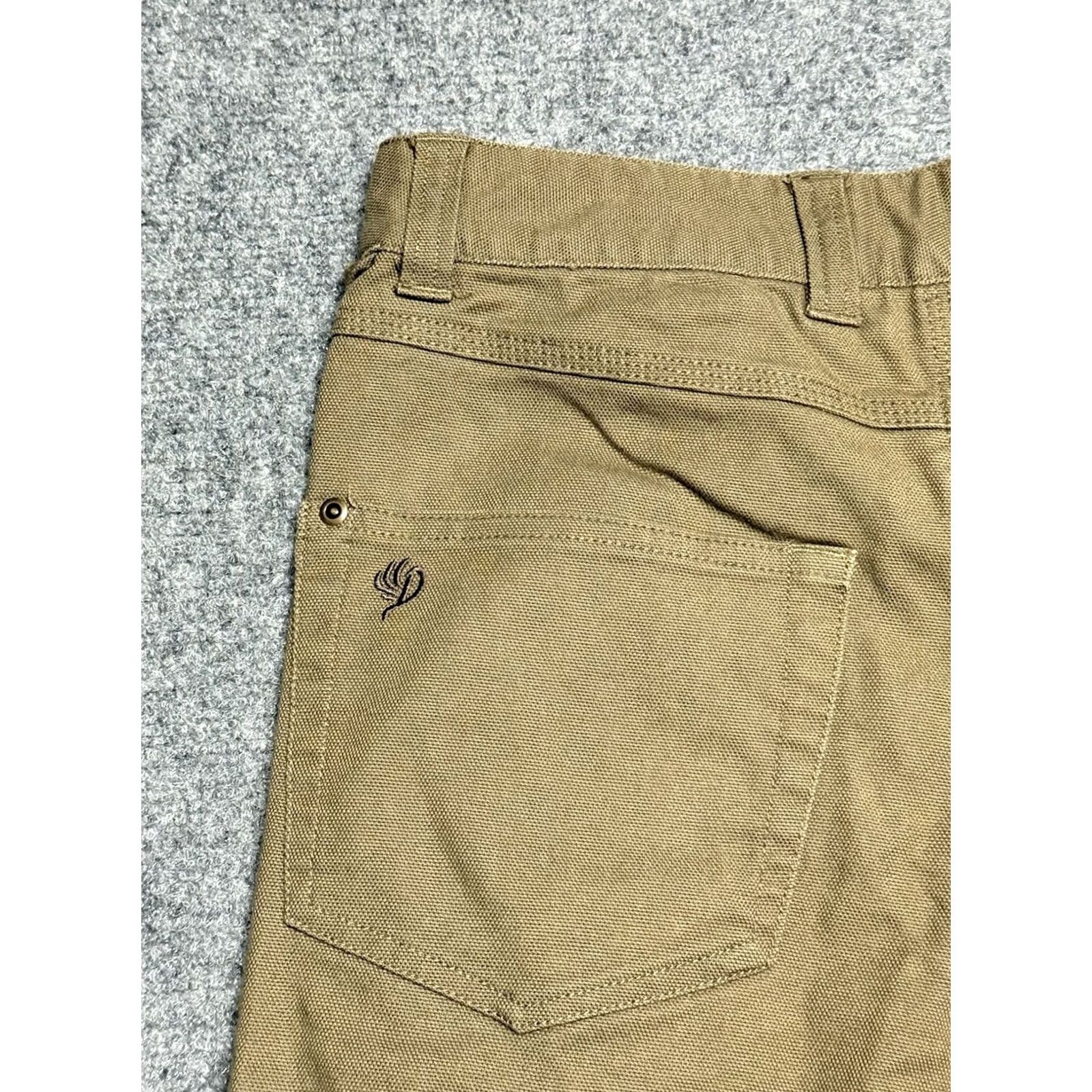 Vintage Duck Camp Pants Mens 30 Khakis Cotton Blend Canvas Regular 30 Inseam Brown Stretch Moisture Wicking Pockets Logo Hunting Hiking Climbing Duck Camp Size US 30 / EU 46 - 5 Thumbnail