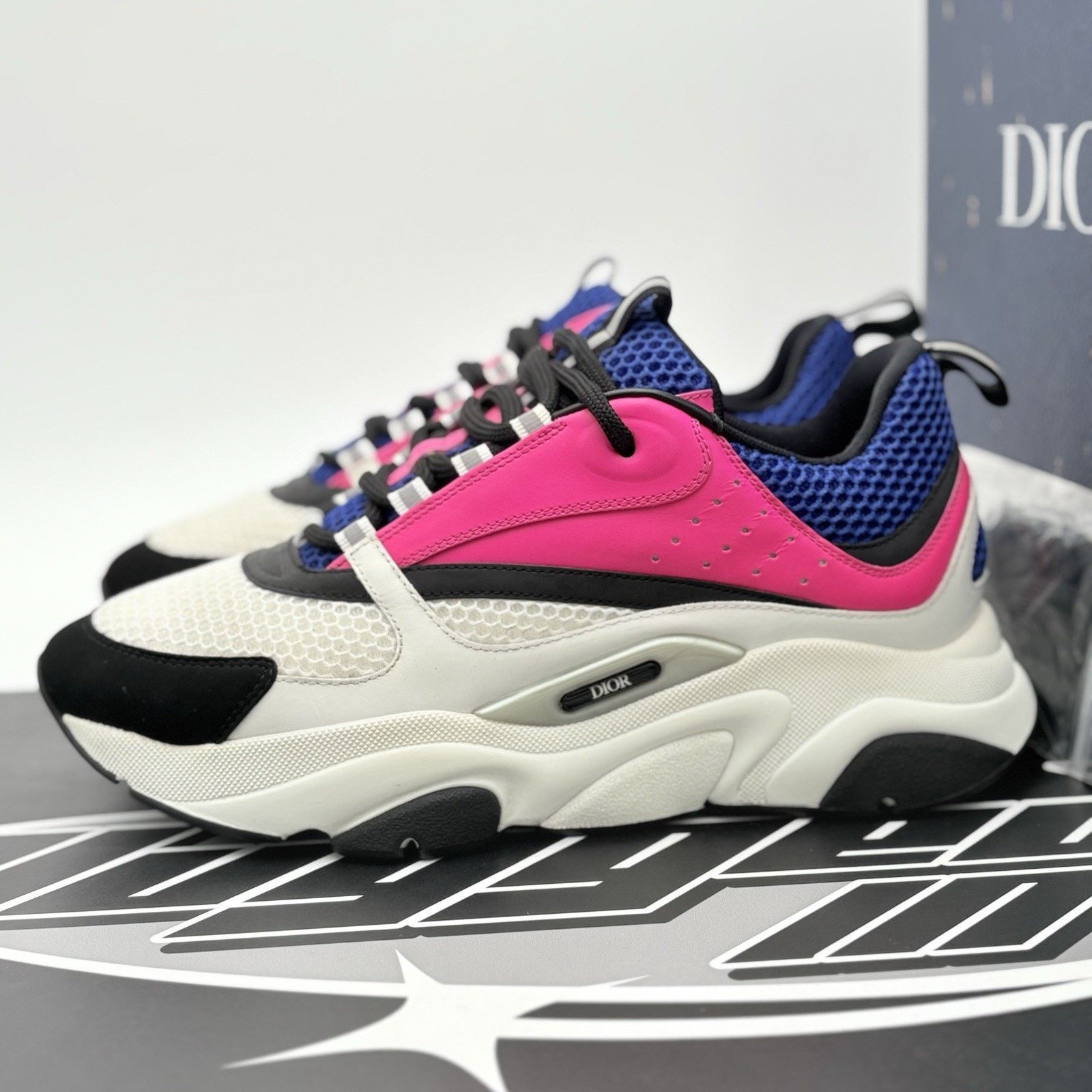 Dior Dior B22 Sneaker ' Pink Blue White ' | ONLY WORN 3x Size US 9 / EU 42 - 1 Thumbnail