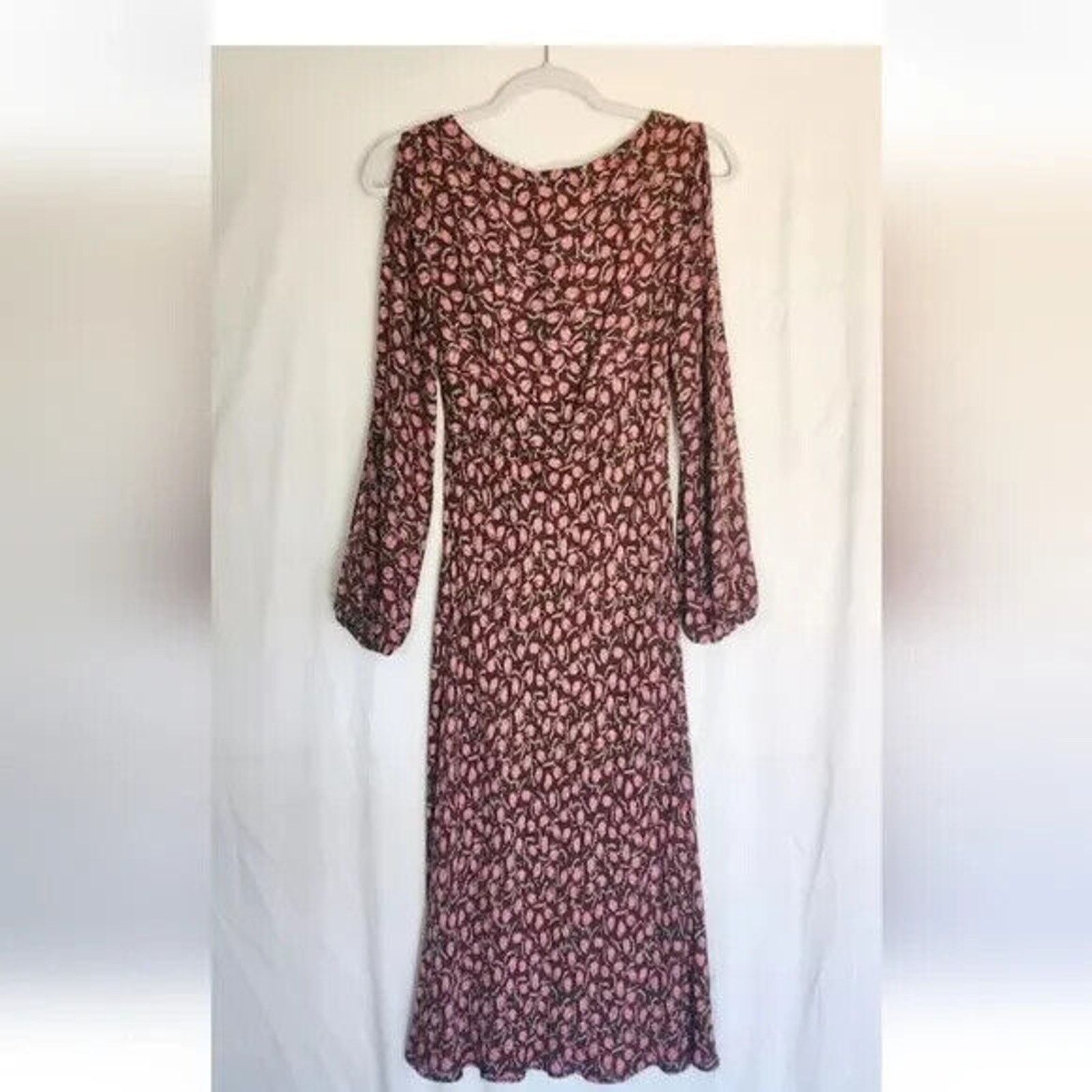 Diane von Furstenberg Vintage Diane Von Furstenberg 100% Silk Dress US 2 4 Pink Size S / US 4 / IT 40 - 3 Thumbnail
