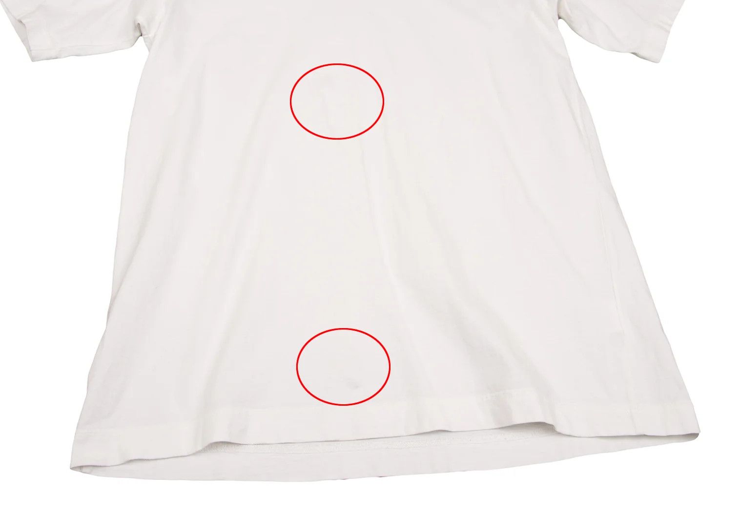 Issey Miyake Cotton Basic Short Sleeve T-Shirt in Off White Size US S / EU 44-46 / 1 - 7 Thumbnail