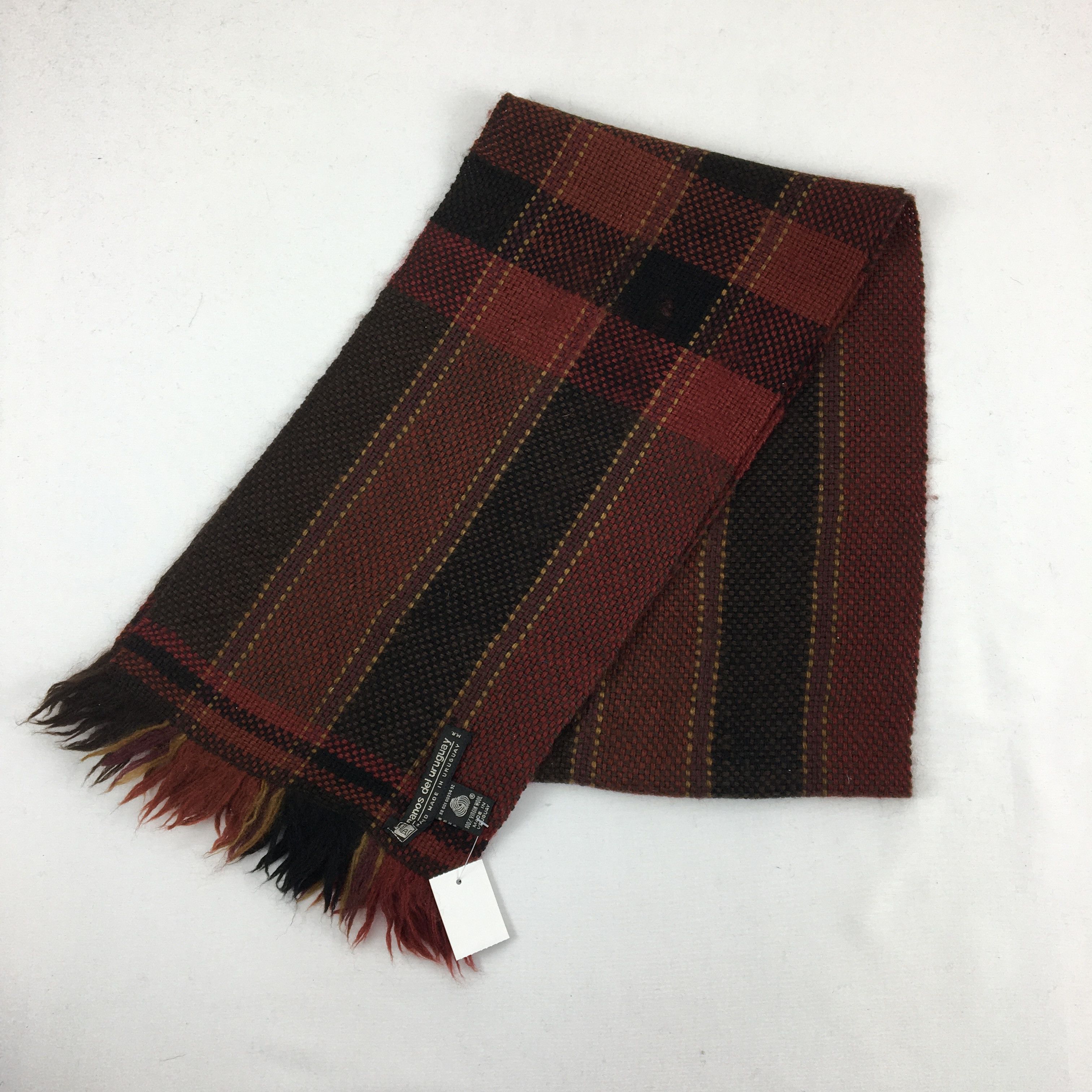 Japanese Brand Vintage Manos Del Uruguay Scarf Muffler Wool Winter -. Size ONE SIZE - 3 Thumbnail