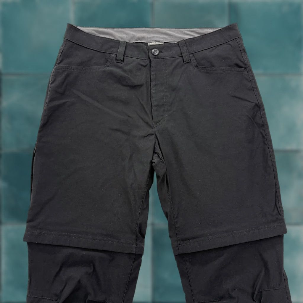 Eddie Bauer Eddie Bauer Pants Mens 34x30 Black Convertible Tech Hiking Nylon Stretch Outdoor Size US 34 / EU 50 - 1 Thumbnail