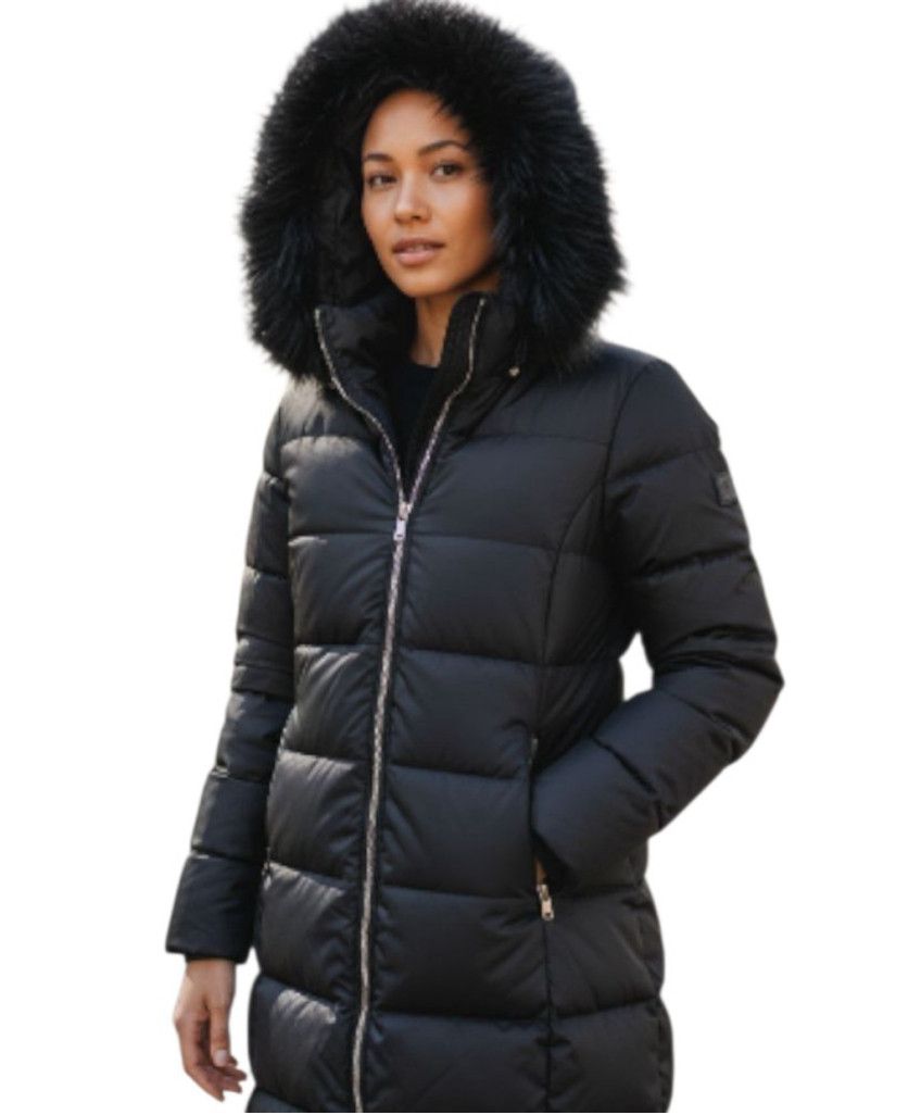 Marc New York Andrew Marc Women's Faux-Fur Trim Puffer Coat