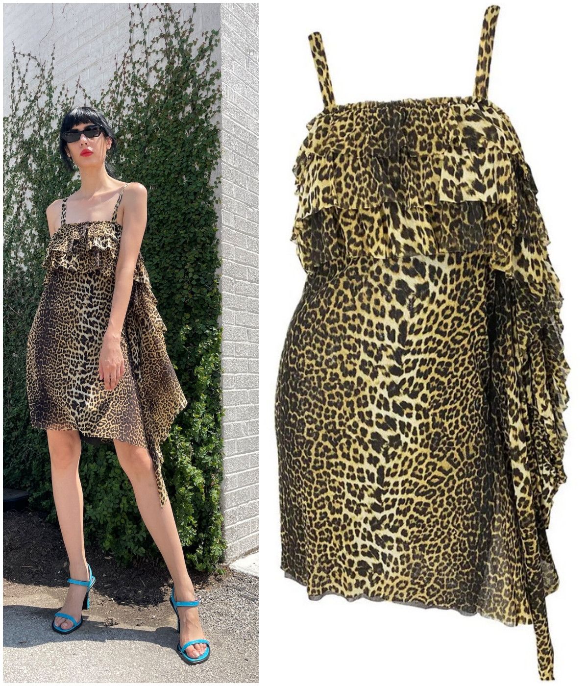 Jean Paul Gaultier Jean Paul Gaultier Mesh Tarzan Jane Leopard Tiger Dress Size L / US 10 / IT 46 - 1 Thumbnail