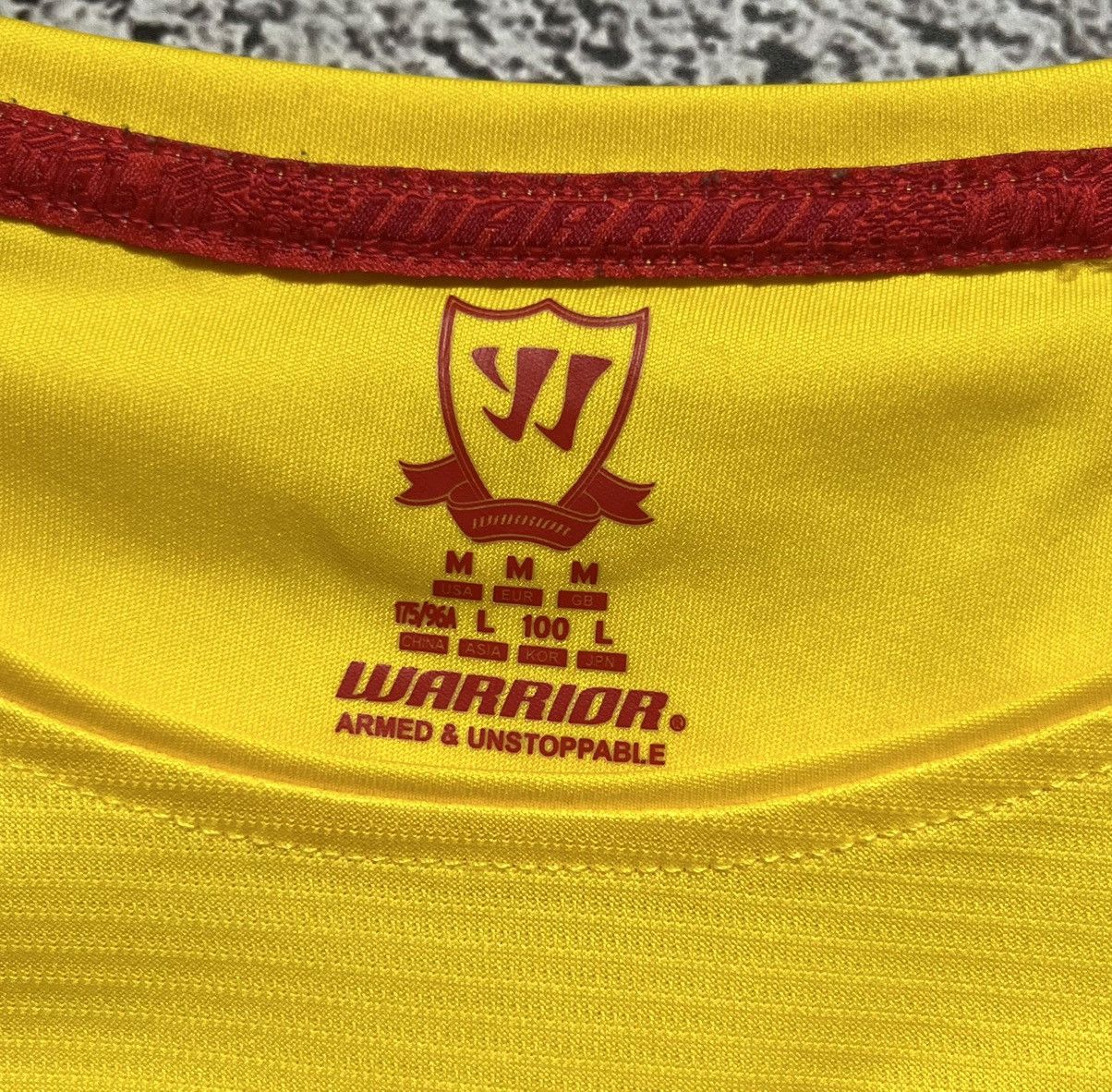 New Balance Liverpool FC Away Jersey Warrior STURRIDGE15 Football Shirt Size US L / EU 52-54 / 3 - 10 Thumbnail