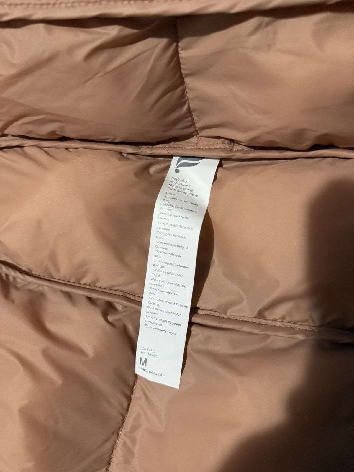 Fabletics Fabletics Palmer Shine Puffer Jacket Size M / US 6-8 / IT 42-44 - 7 Thumbnail