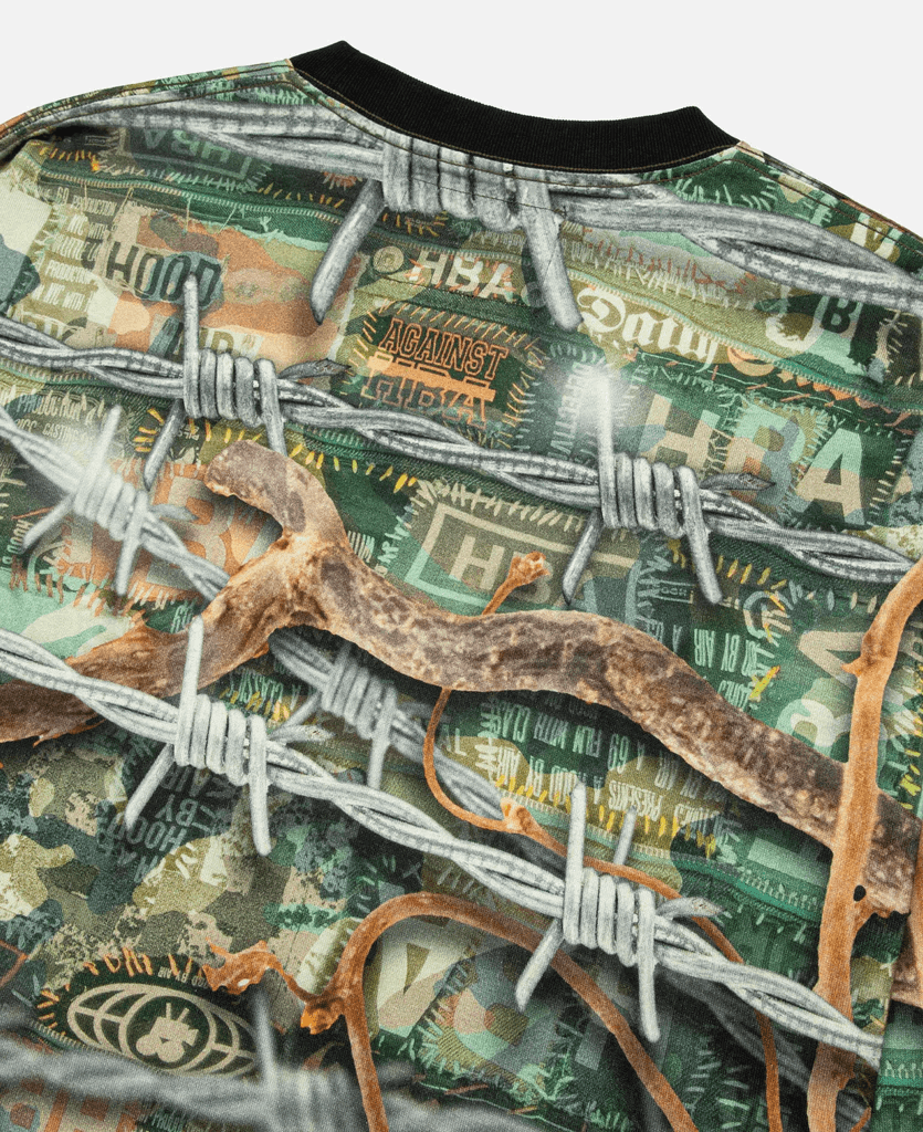 Hood By Air Ablaze Box Camo L/S Crew Neck T-shirt Size US L / EU 52-54 / 3 - 7 Thumbnail