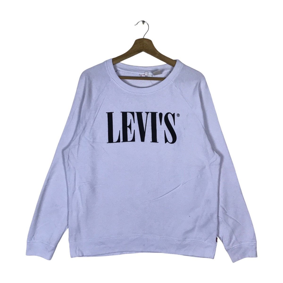 Levi's Vintage Levi’s Spell Out Pullover Jumper Sweatshirt Size US M / EU 48-50 / 2 - 1 Thumbnail