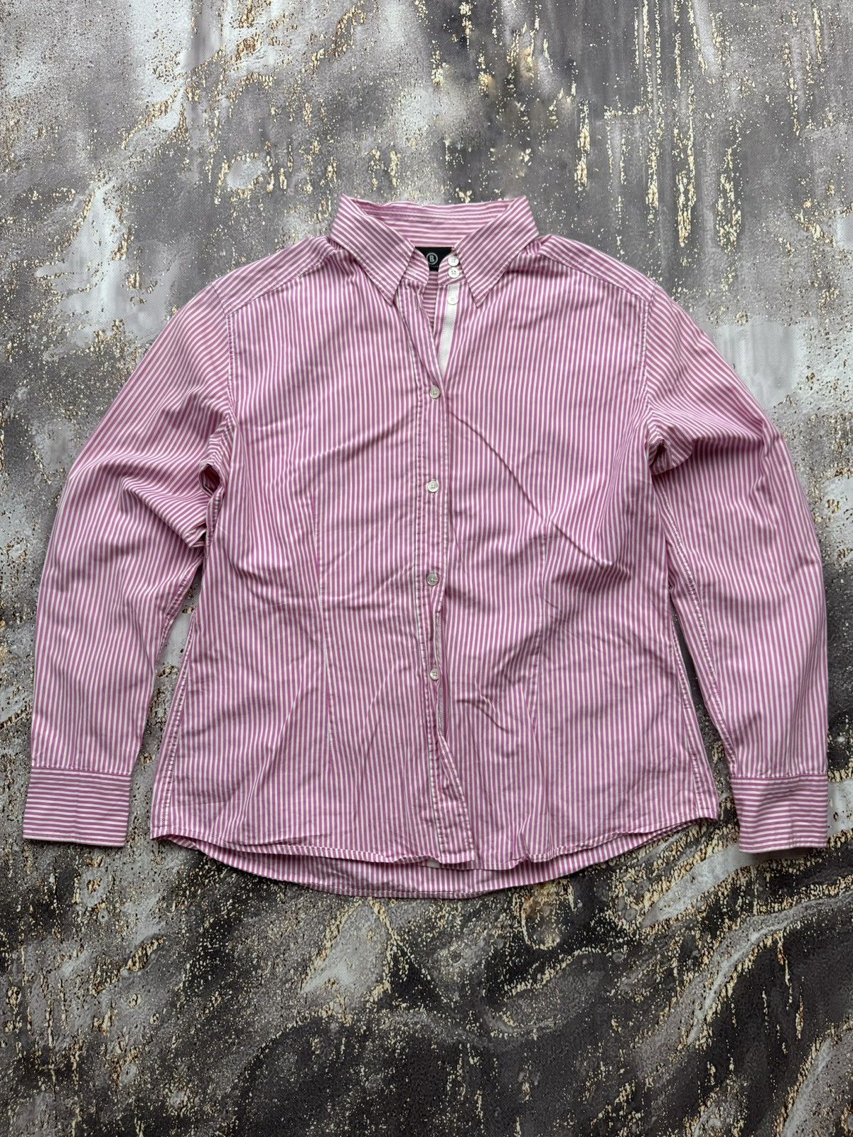 Bogner × Vintage Bogner Vintage Striped Shirt Size M / US 6-8 / IT 42-44 - 1 Thumbnail