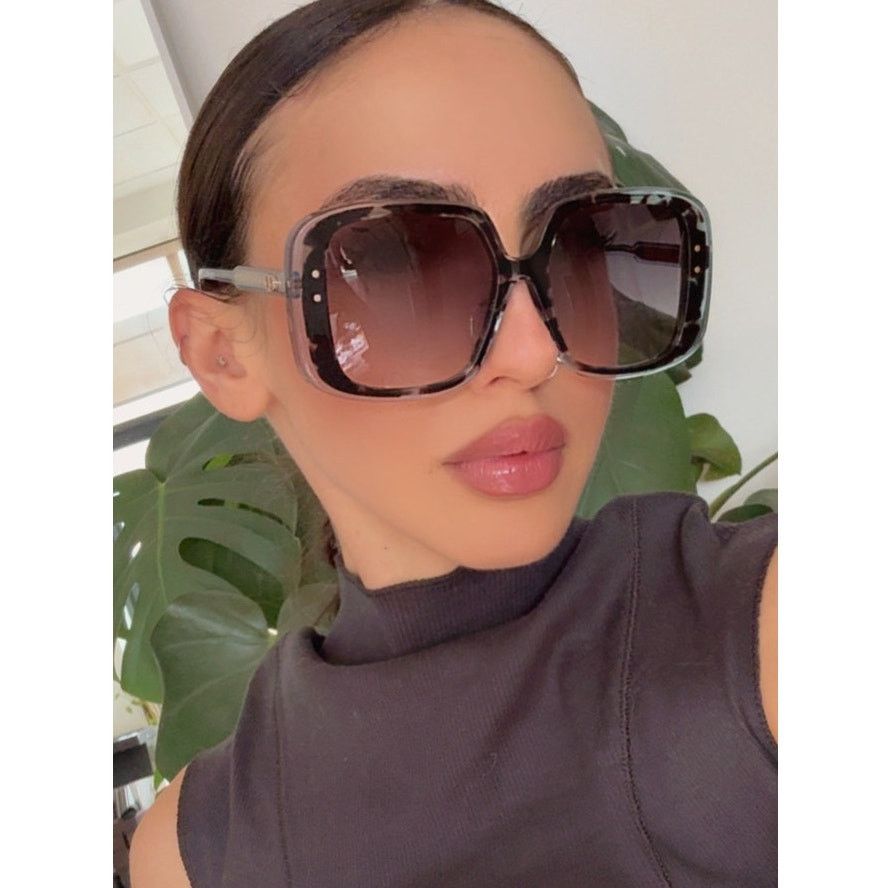 Dior NEW Dior DiorHighlight S3F Sunglasses in Havana Blue $490 Size ONE SIZE - 1 Thumbnail