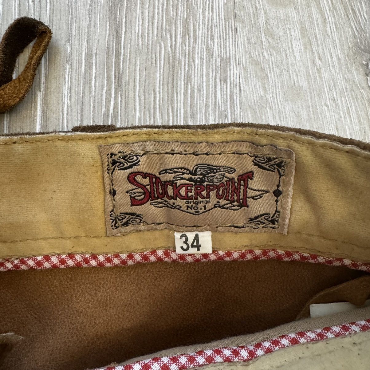 Other Stockerpoint Vintage Leather Shorts Octoberfest Bavarian Size 26" / US 2 / IT 38 - 3 Thumbnail
