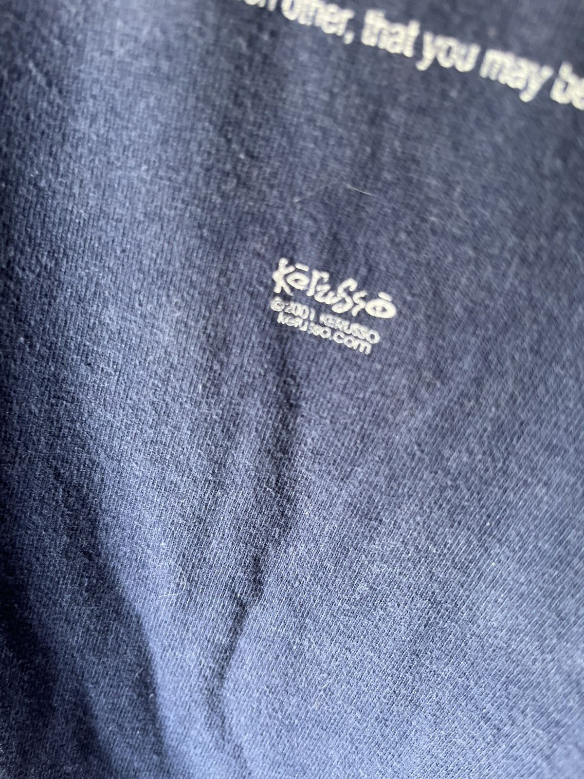 Fruit Of The Loom vintage 2001 kerusso jesus 100% cotton xl fader prays well Size US XL / EU 56 / 4 - 2 Thumbnail
