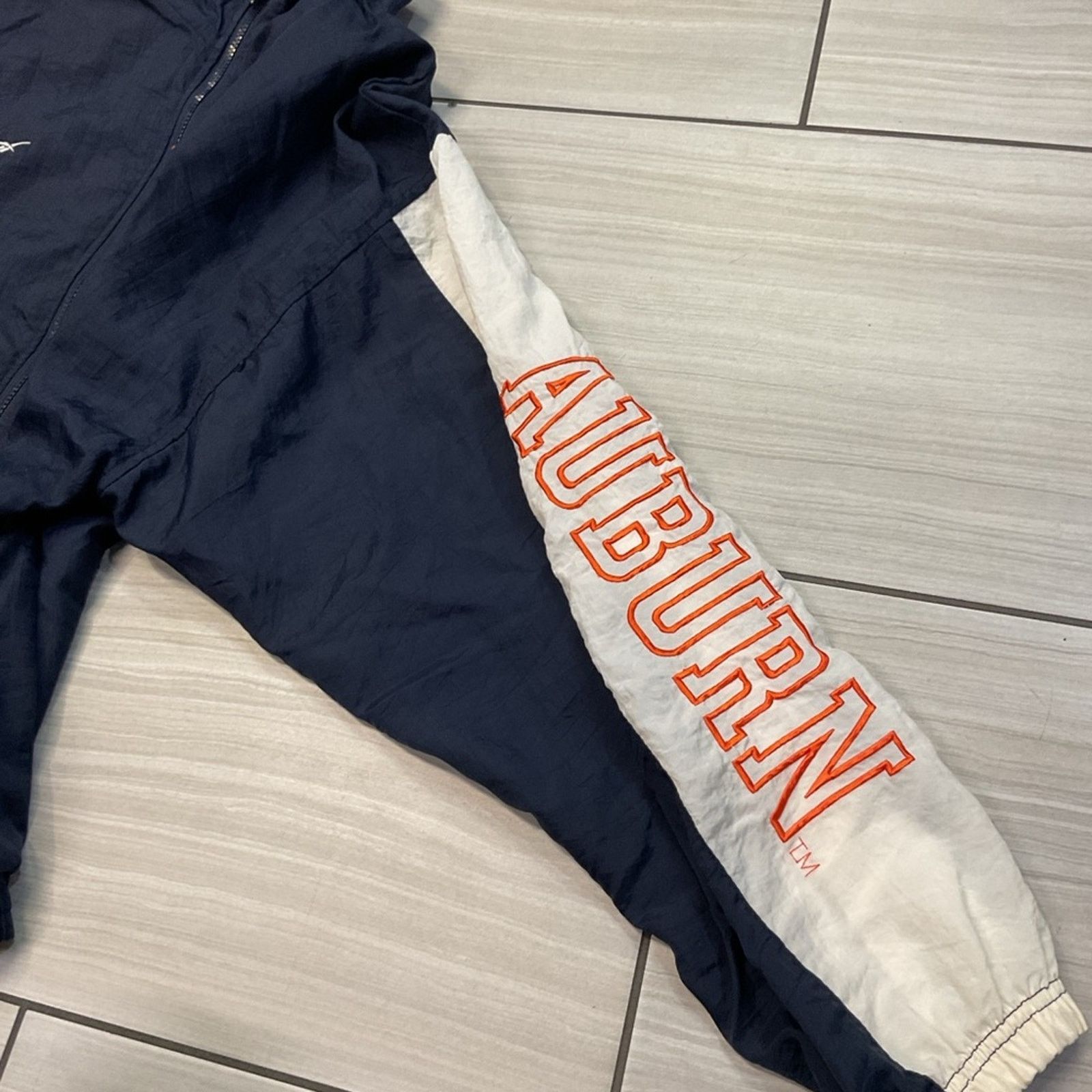 Reebok Reebok Auburn Tigers Track Full-Zip Jacket Size US L / EU 52-54 / 3 - 5 Thumbnail