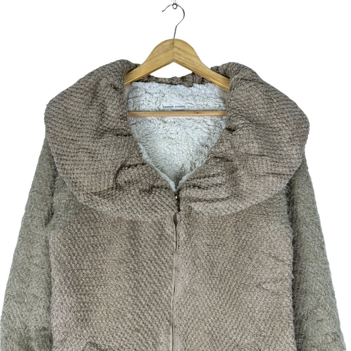 Issey Miyake ⚡️TSUMORI CHISATO FLEECE DEEP PILE ZIPPER JACKET Size M / US 6-8 / IT 42-44 - 4 Thumbnail