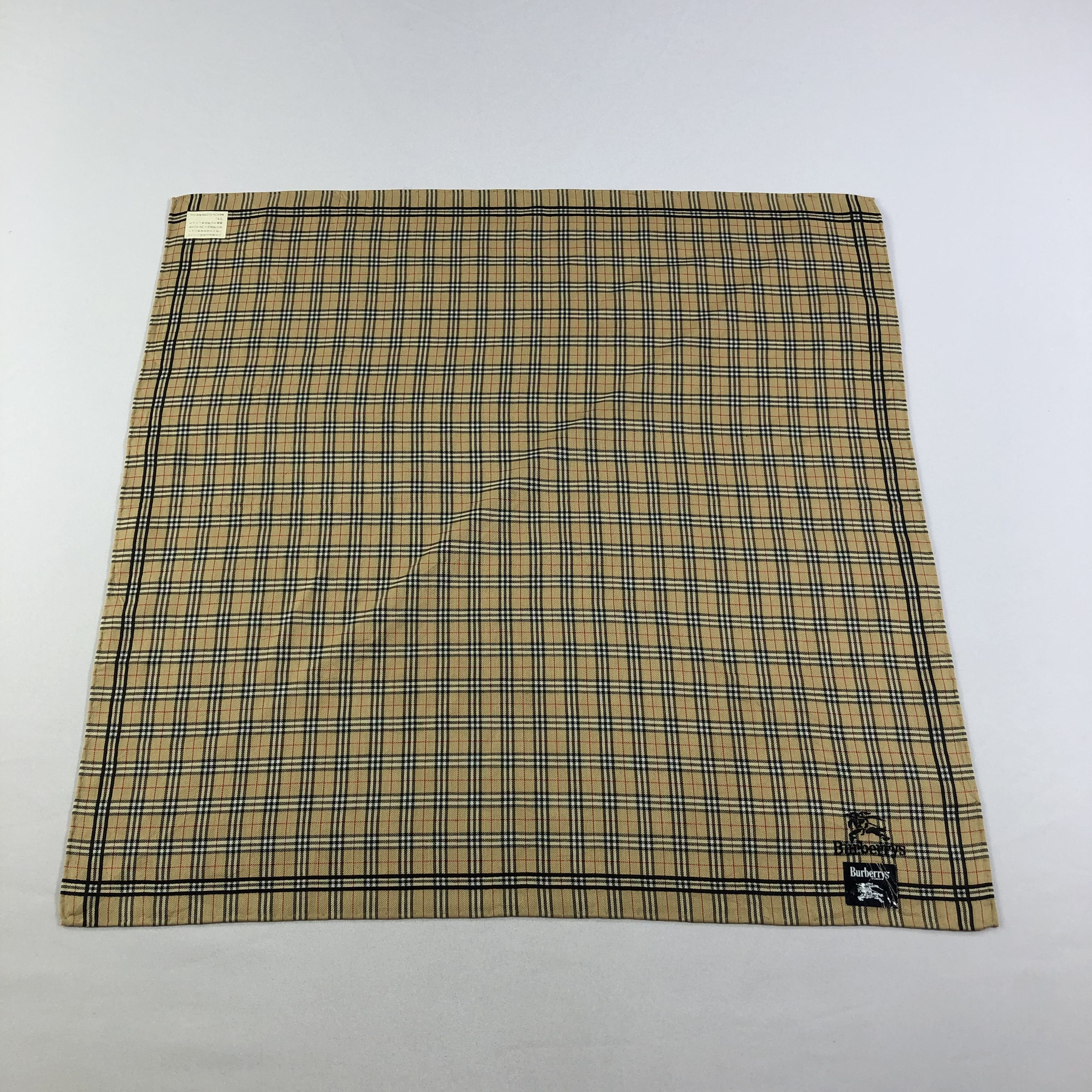 Burberry Burberrys Nova Check Handkerchief Neckerchief Bandana H1961 Size ONE SIZE - 1 Thumbnail