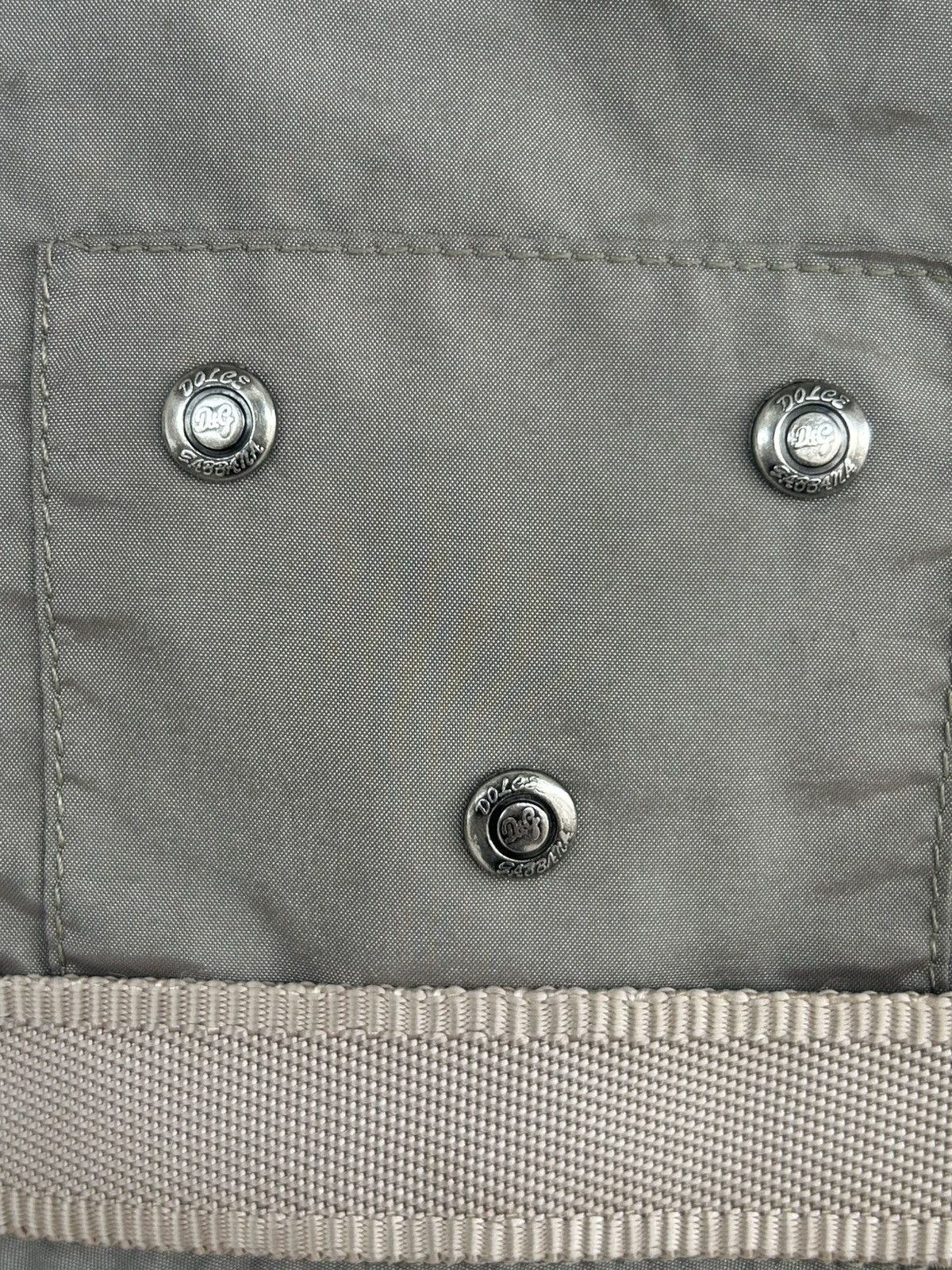Dolce & Gabbana D&Gababna Vintage Nylon Distress Olive Jacket Size US L / EU 52-54 / 3 - 12 Thumbnail