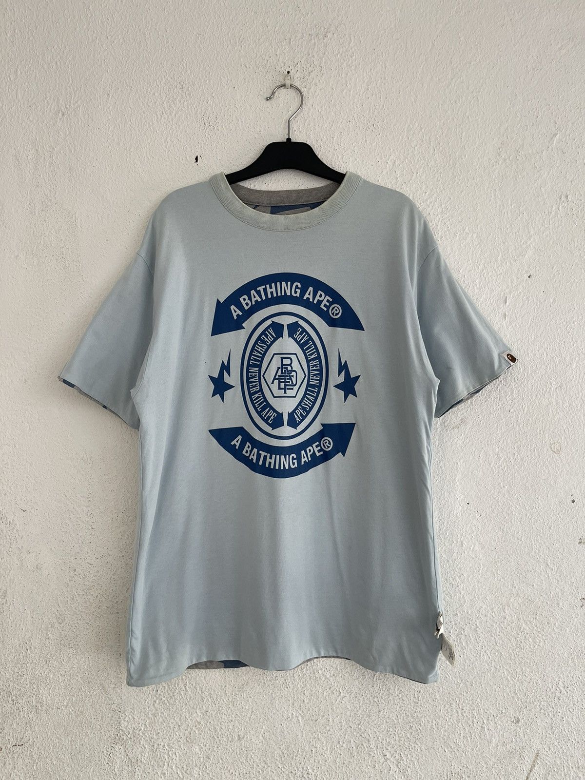 Bape Bape Bapesta ASNKA Reversible T Shirt Size US L / EU 52-54 / 3 - 6 Thumbnail