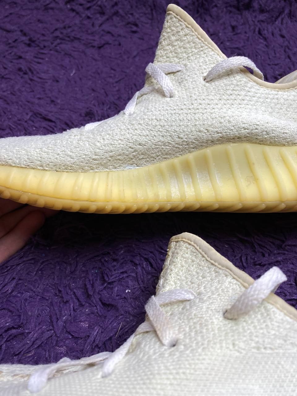 Adidas Cream White White Yeezys Size Adidas Yeezy Boost 350 V Size US 7.5 / EU 40-41 - 4 Thumbnail