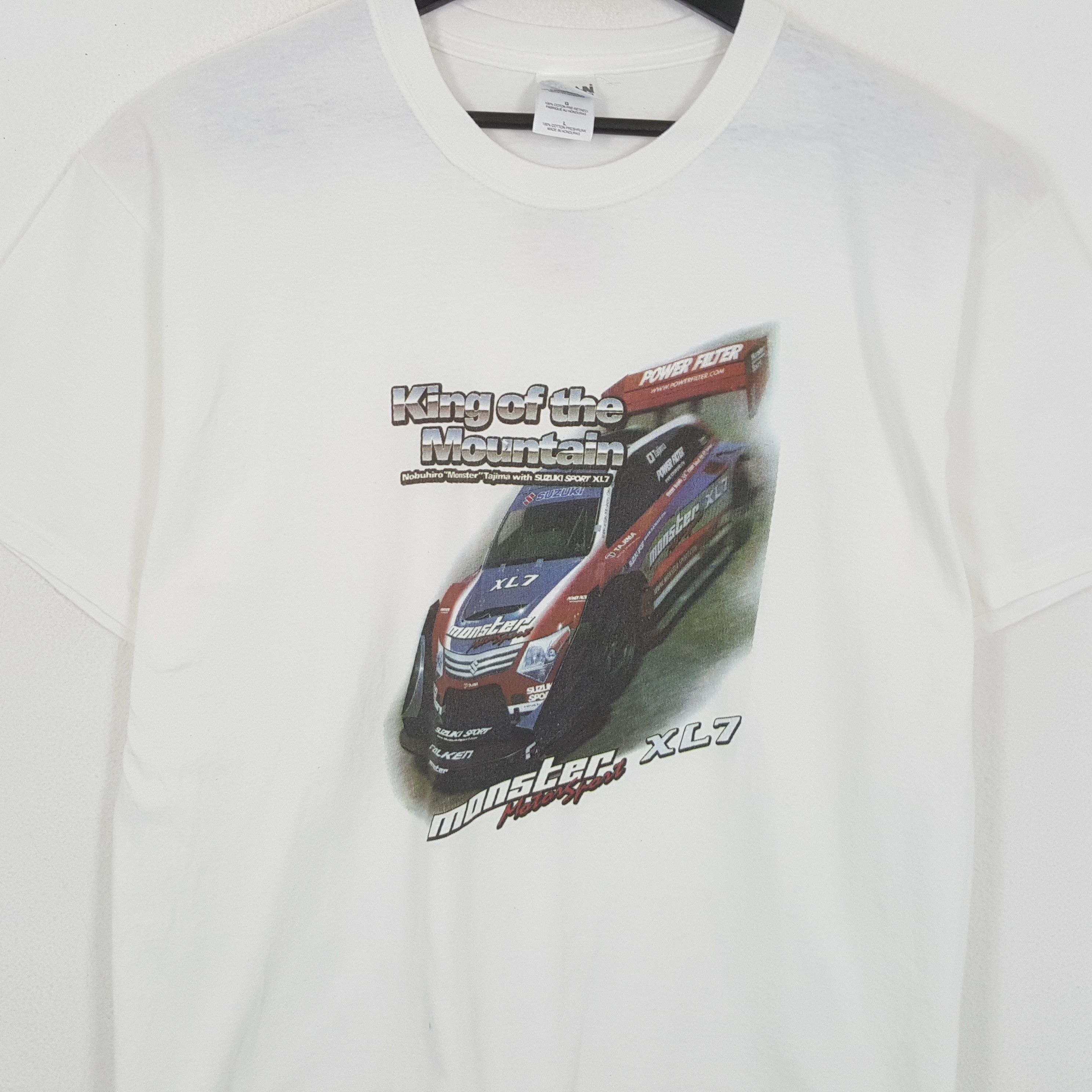 Vintage MONSTER SUZUKI SPORTS Racing Cars Design Tshirt Size US L / EU 52-54 / 3 - 2 Thumbnail