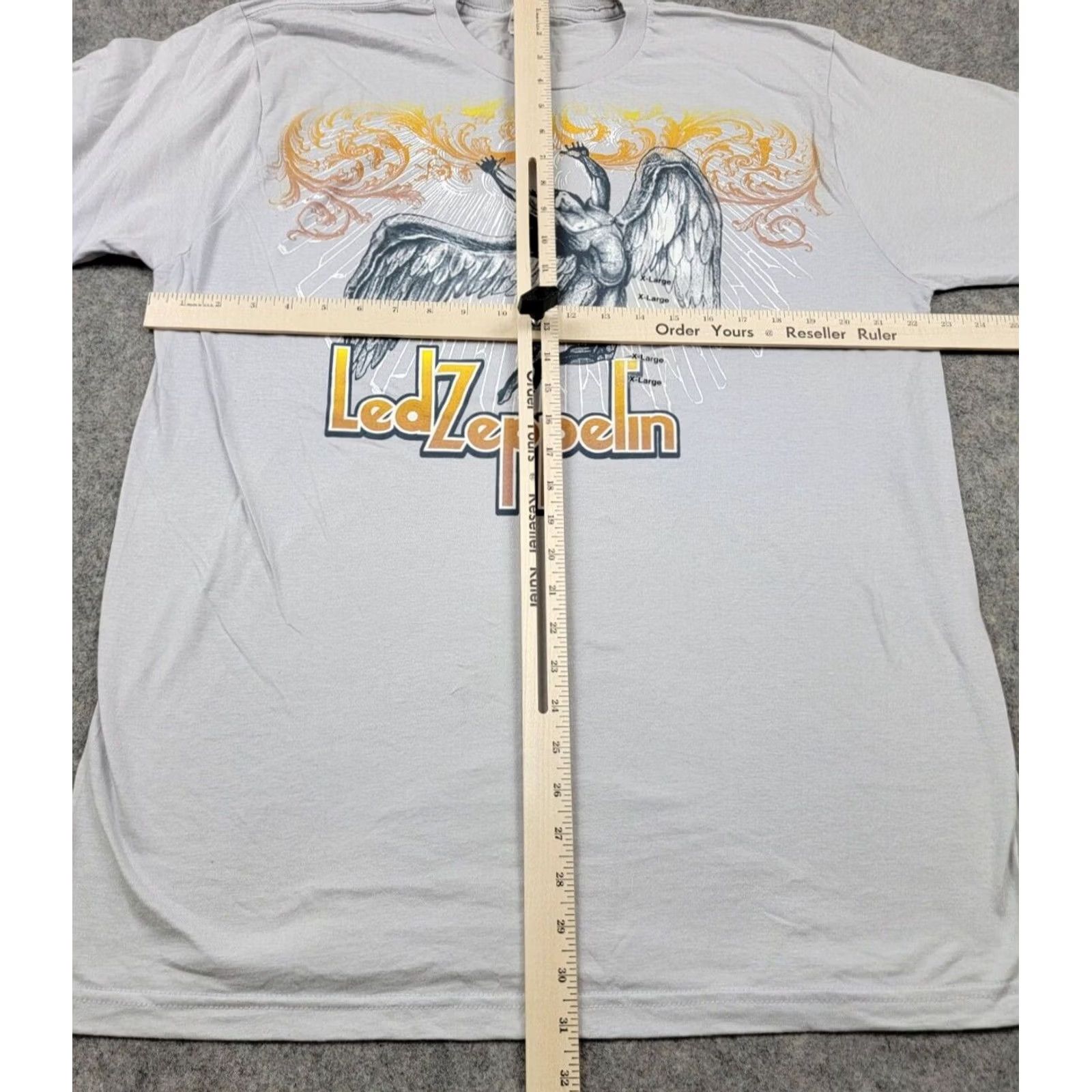 Vintage Led Zeppelin Shirt Adult XL Bay Island Gray Graphic Print Rock Music T-Shirt Mens Size US XL / EU 56 / 4 - 5 Thumbnail